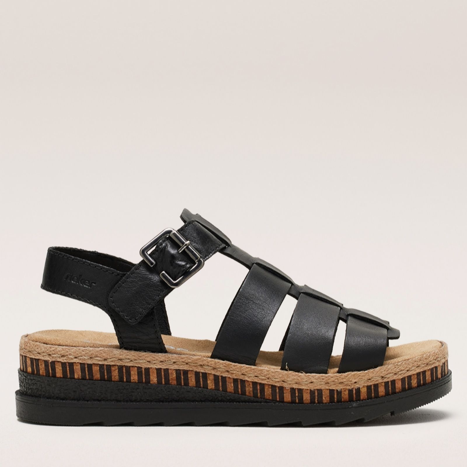 Outlet Rieker Leather Gladiator Sandal