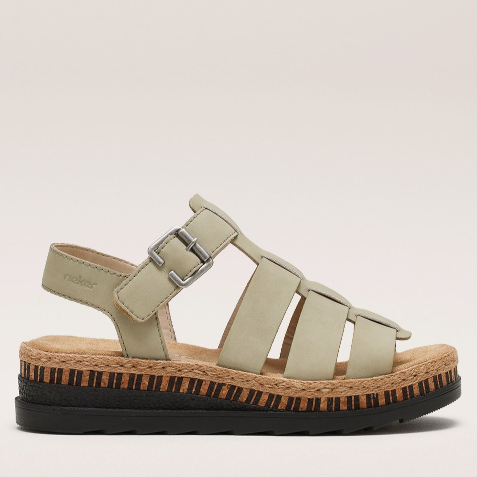 Outlet Rieker Leather Gladiator Sandal
