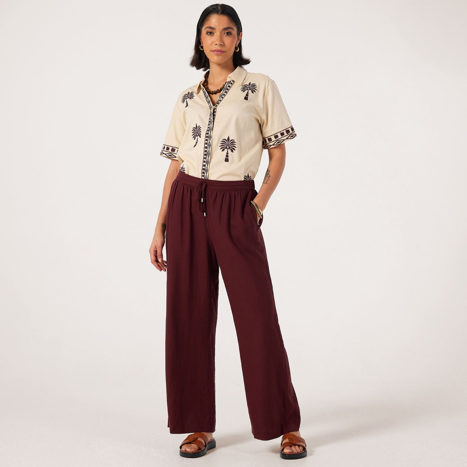 Ben De Lisi  Wide Leg Trouser Standard
