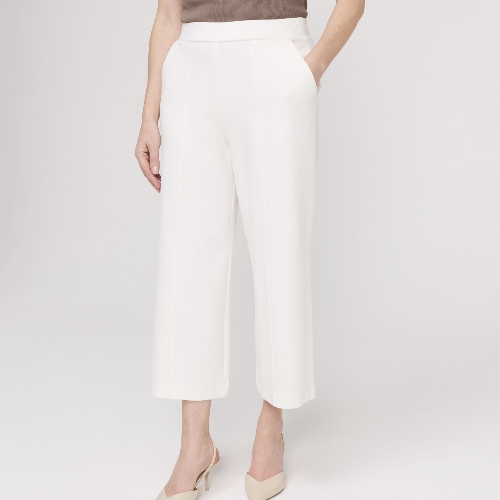 Finery London Taya Ponte Pull On Trouser Short