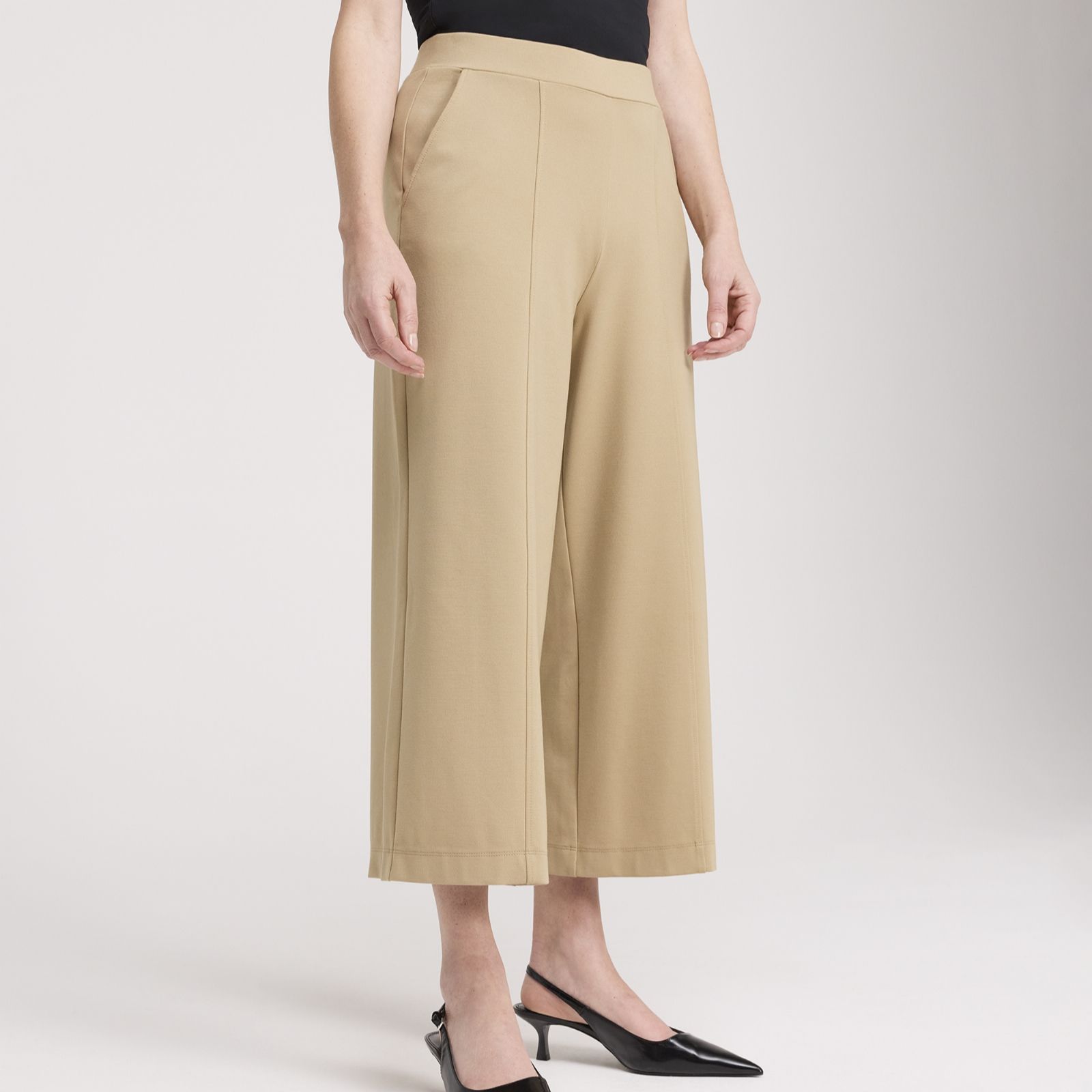 Finery London Taya Ponte Pull On Trouser Short