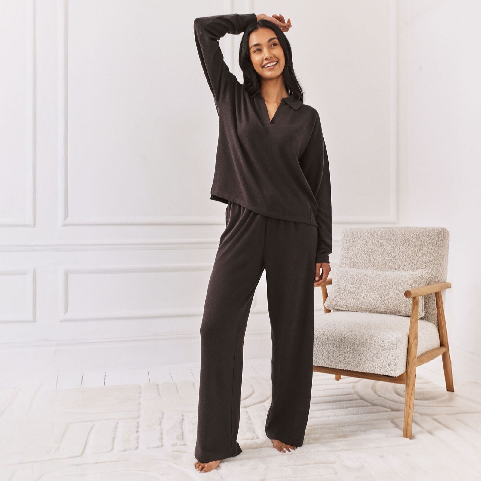 Chelsea Peers Knit Wide Leg Trouser