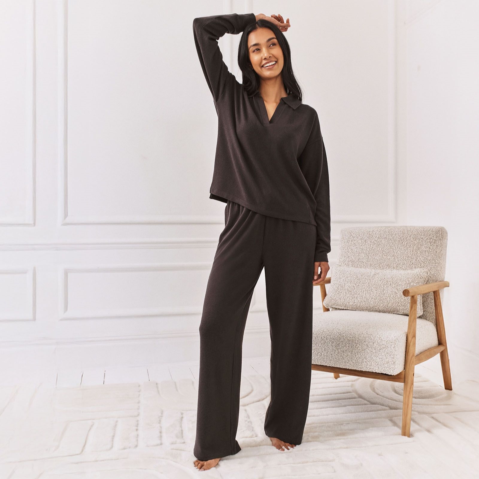 Chelsea Peers Knit Wide Leg Trouser