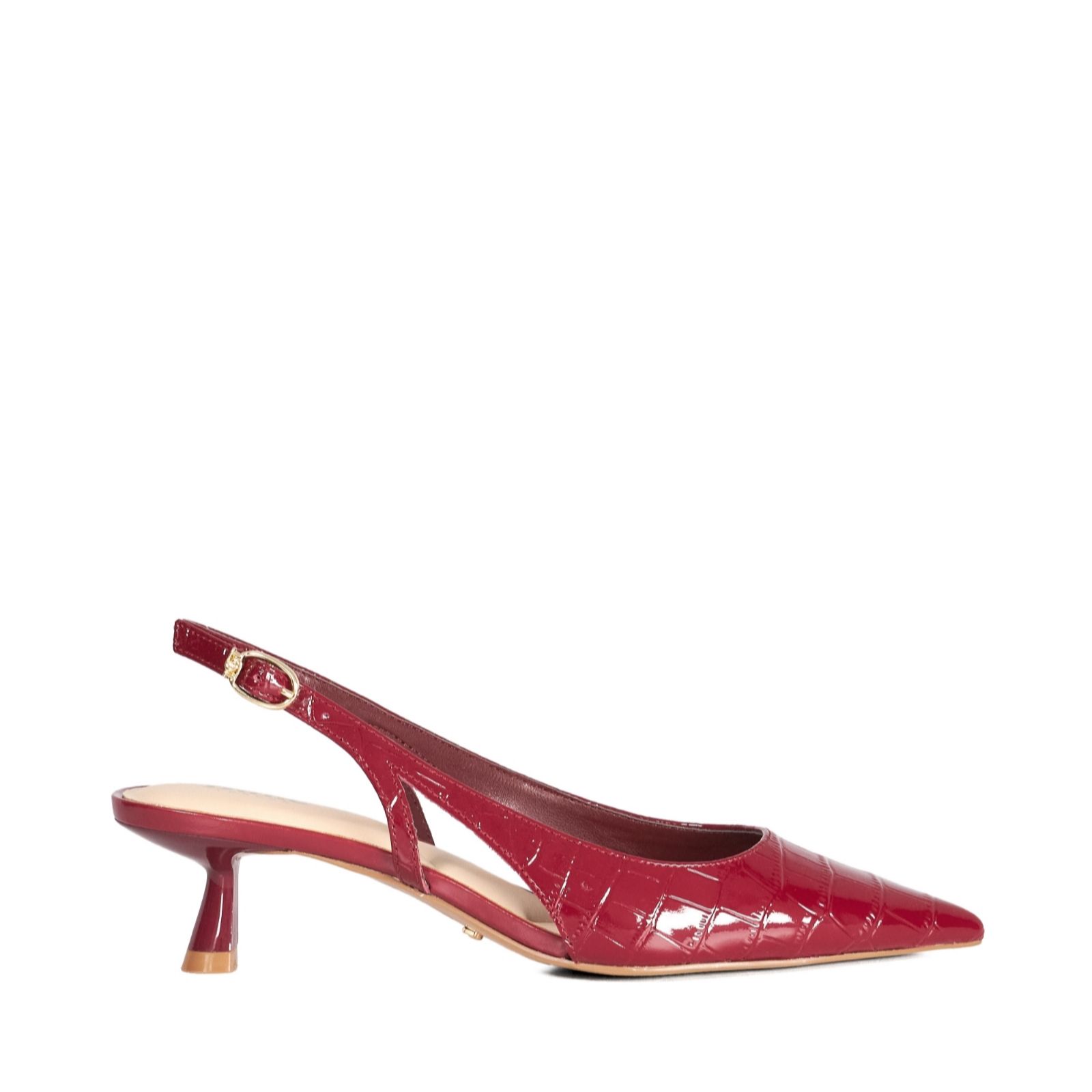 Dune London Cyan Leather Slingback Heel Shoe