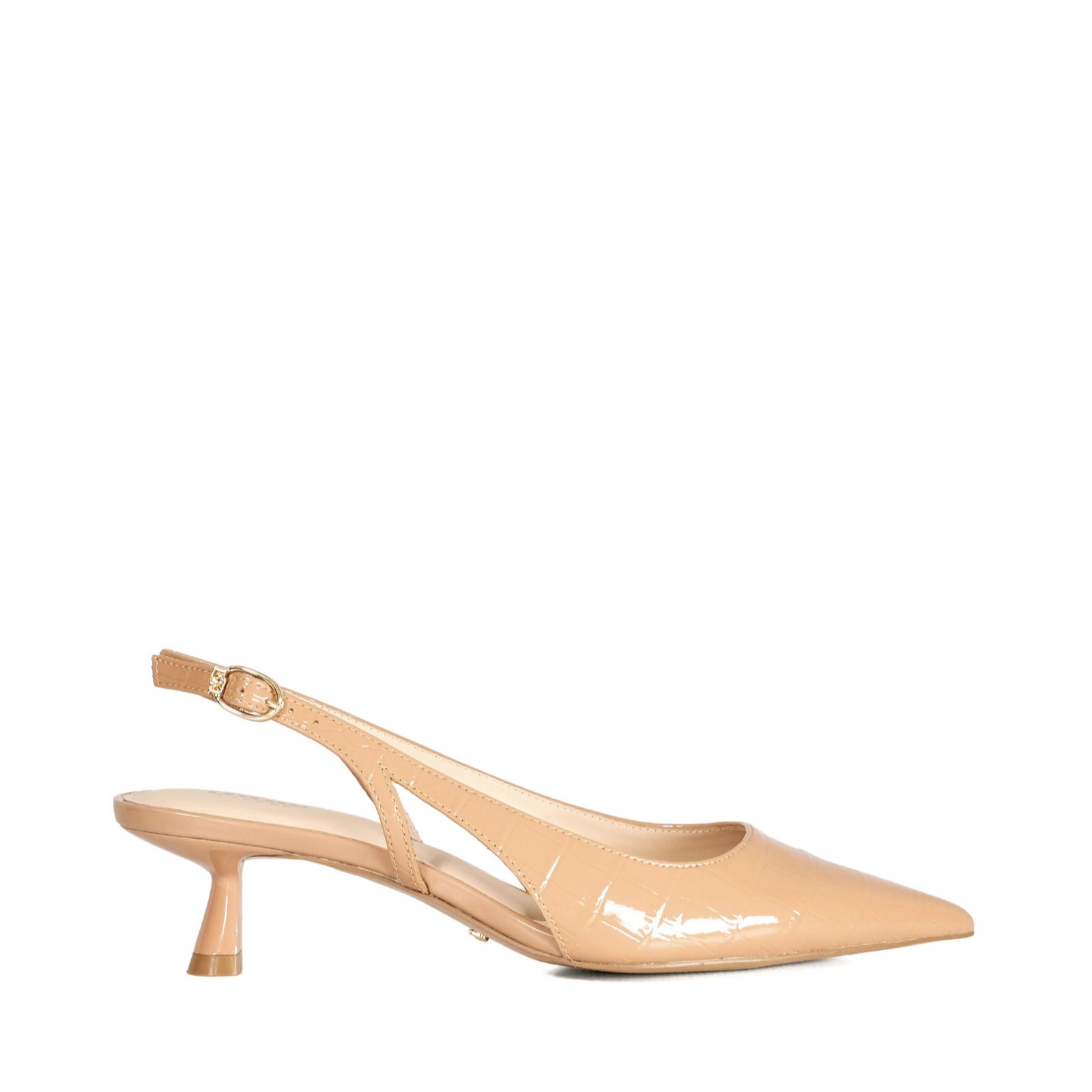 Dune London Cyan Leather Slingback Heel Shoe
