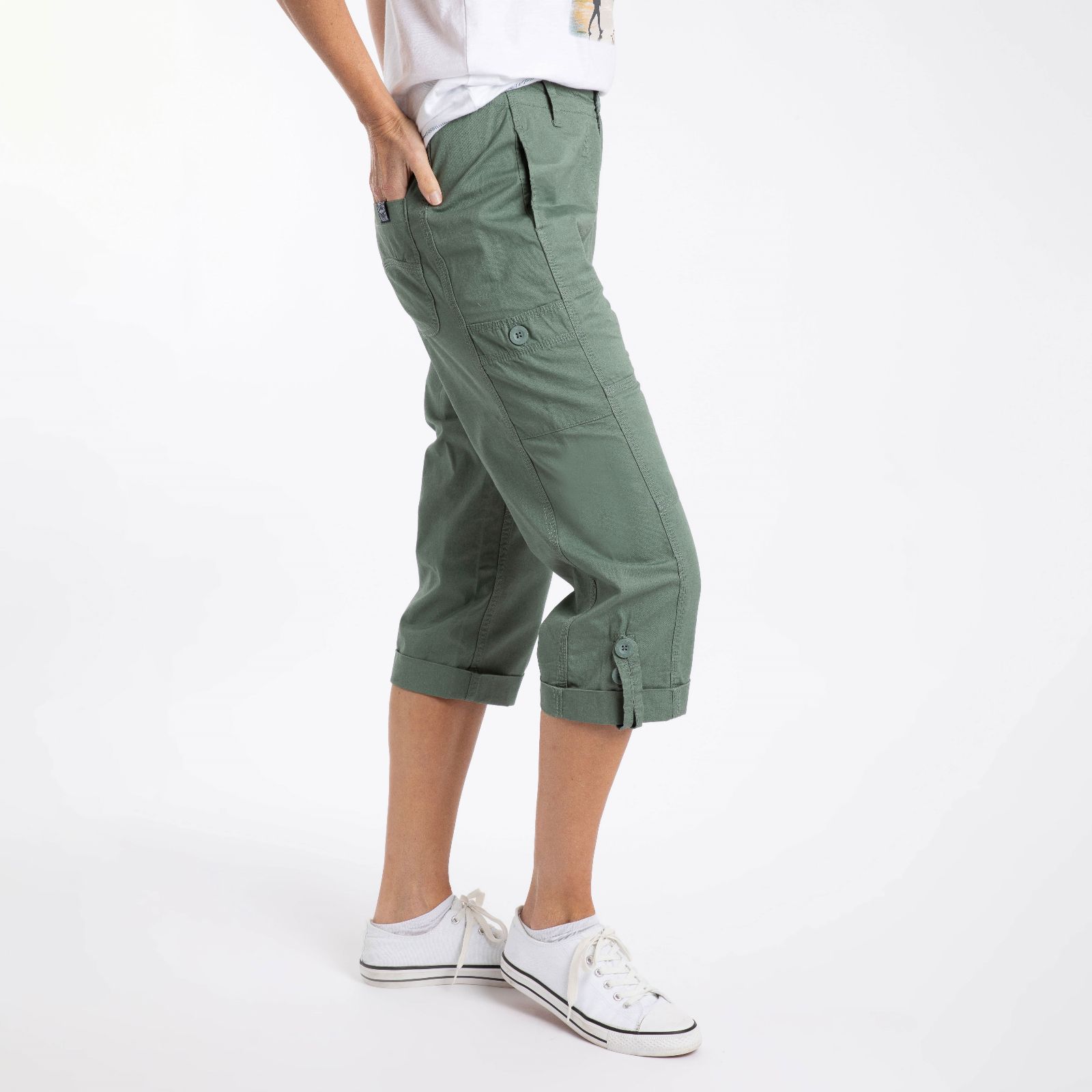 Weird Fish Salena 3/4 Length Trousers
