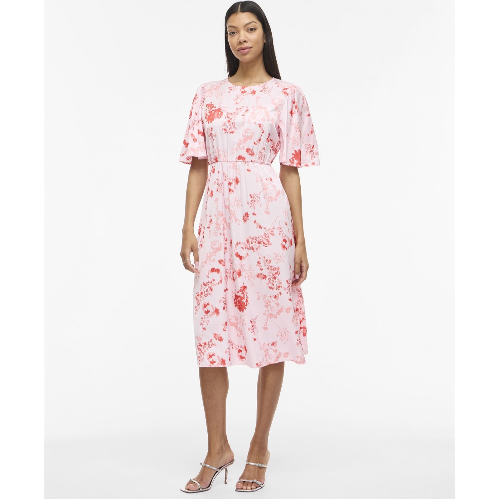 Vila Thalia Printed Midi Dress