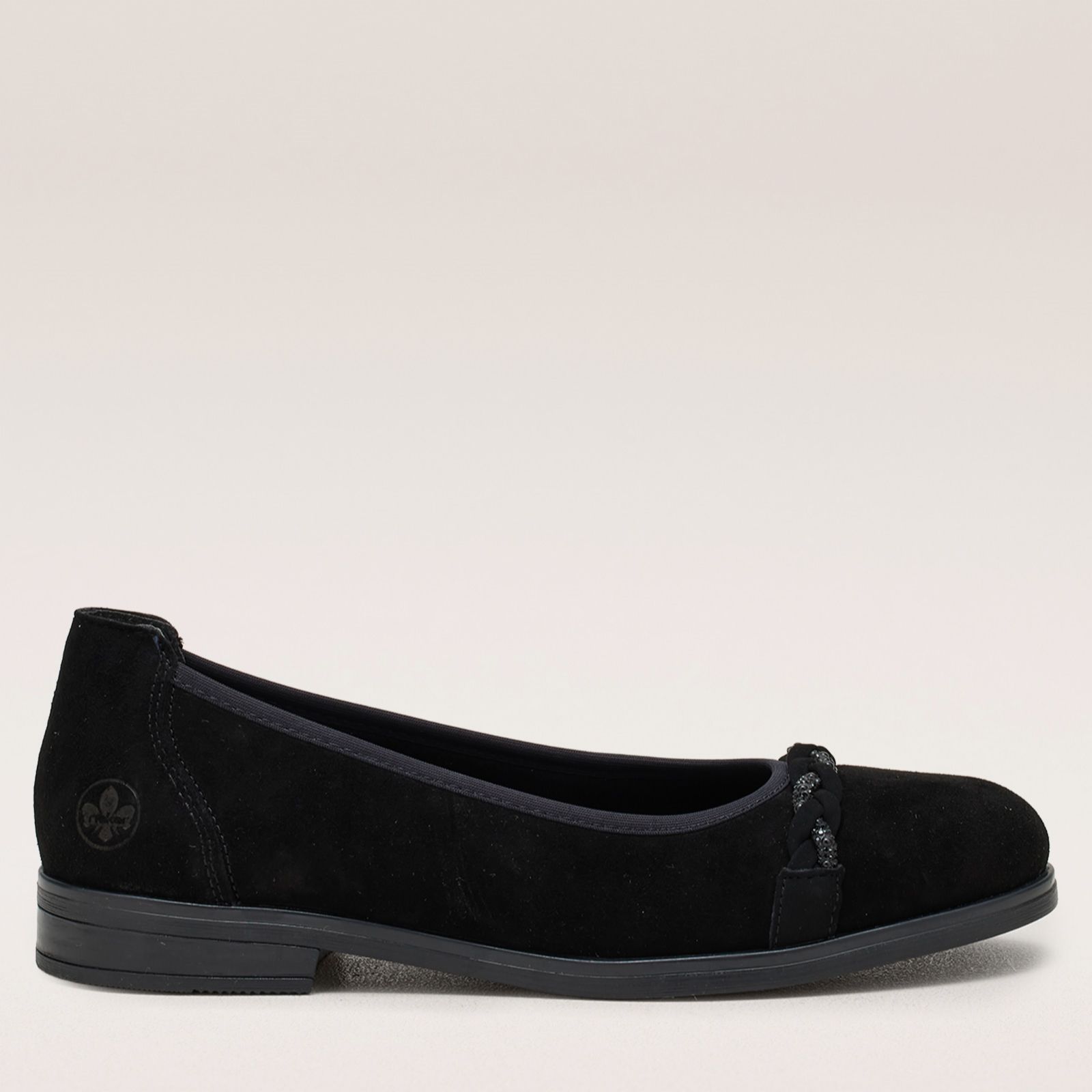 Rieker Black Suede Shoe