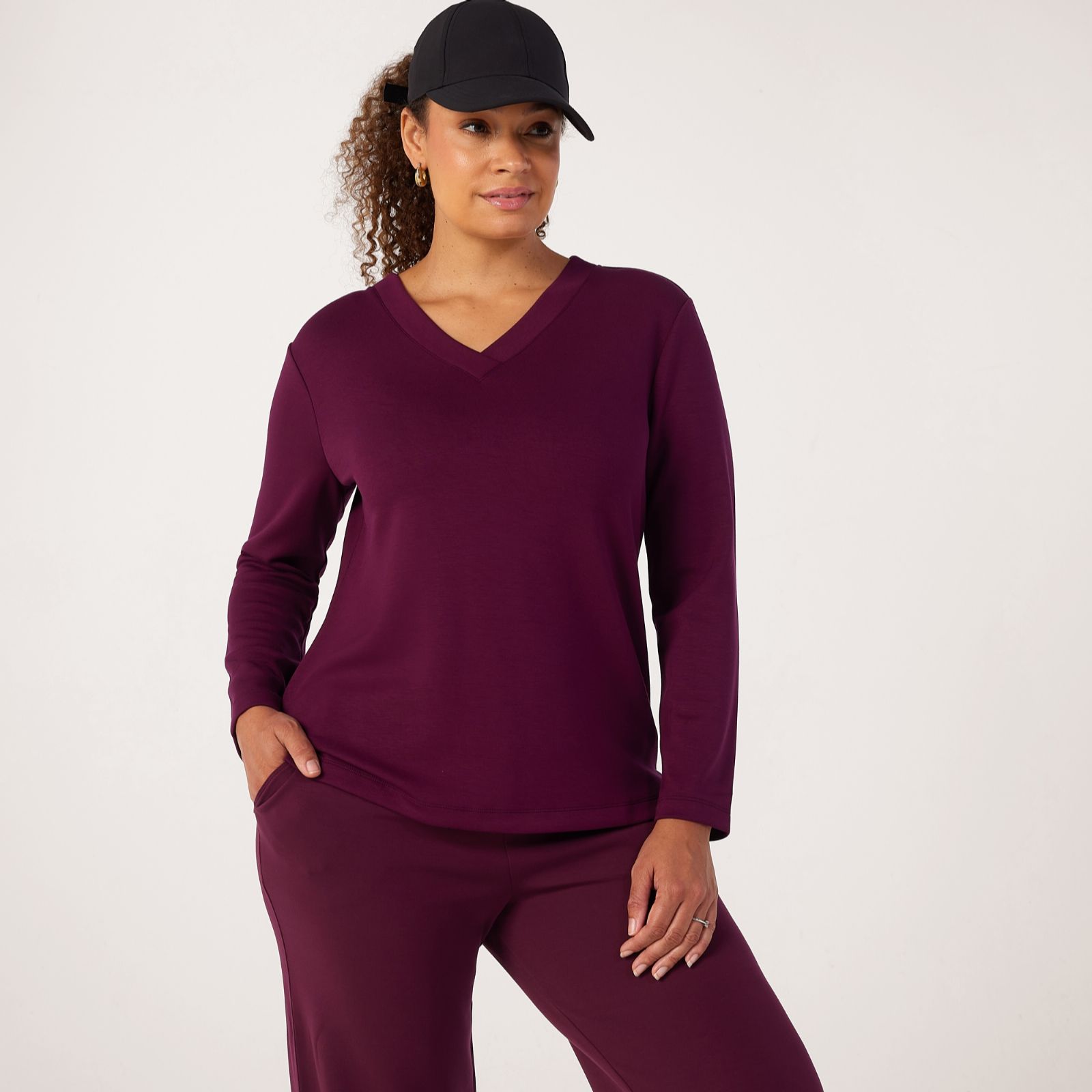 Ruth Langsford V Neck Top with Pleat Detail