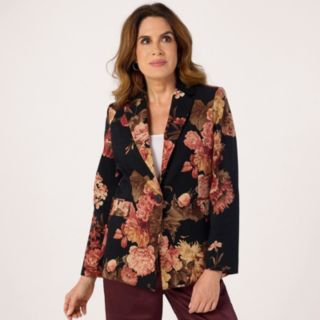 Helene Berman Floral Dress Blazer