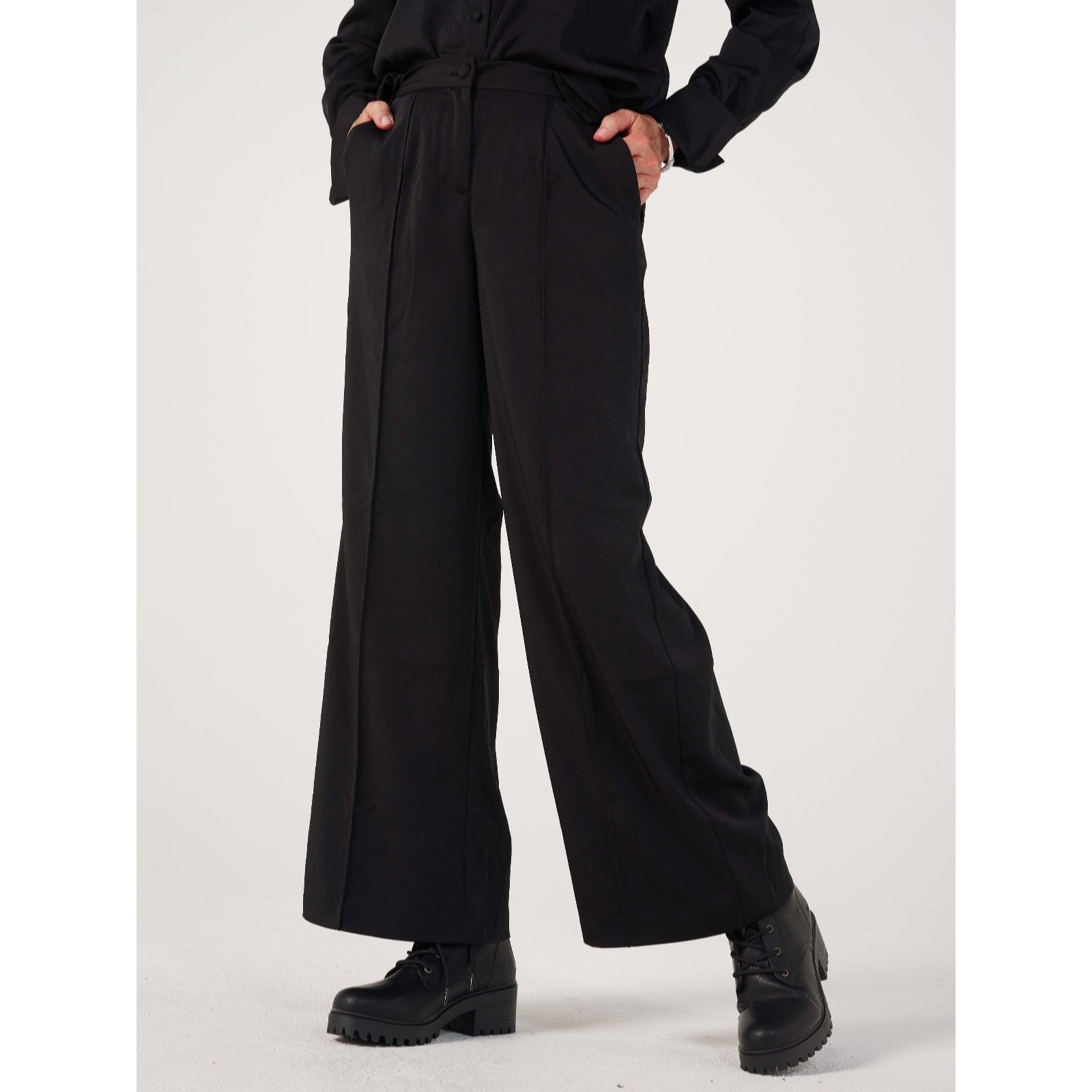 Ben de Lisi Satin Trouser Petite - QVC UK