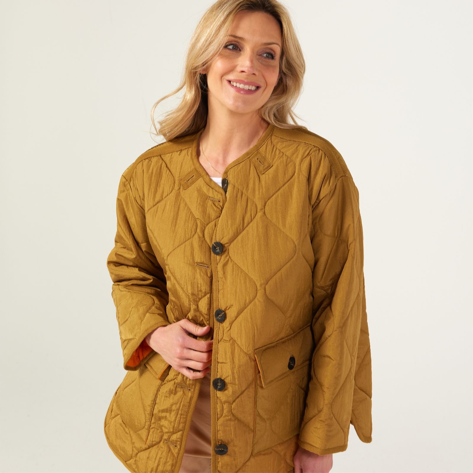 ONLY Adele Quilted Jacket - QVC UK