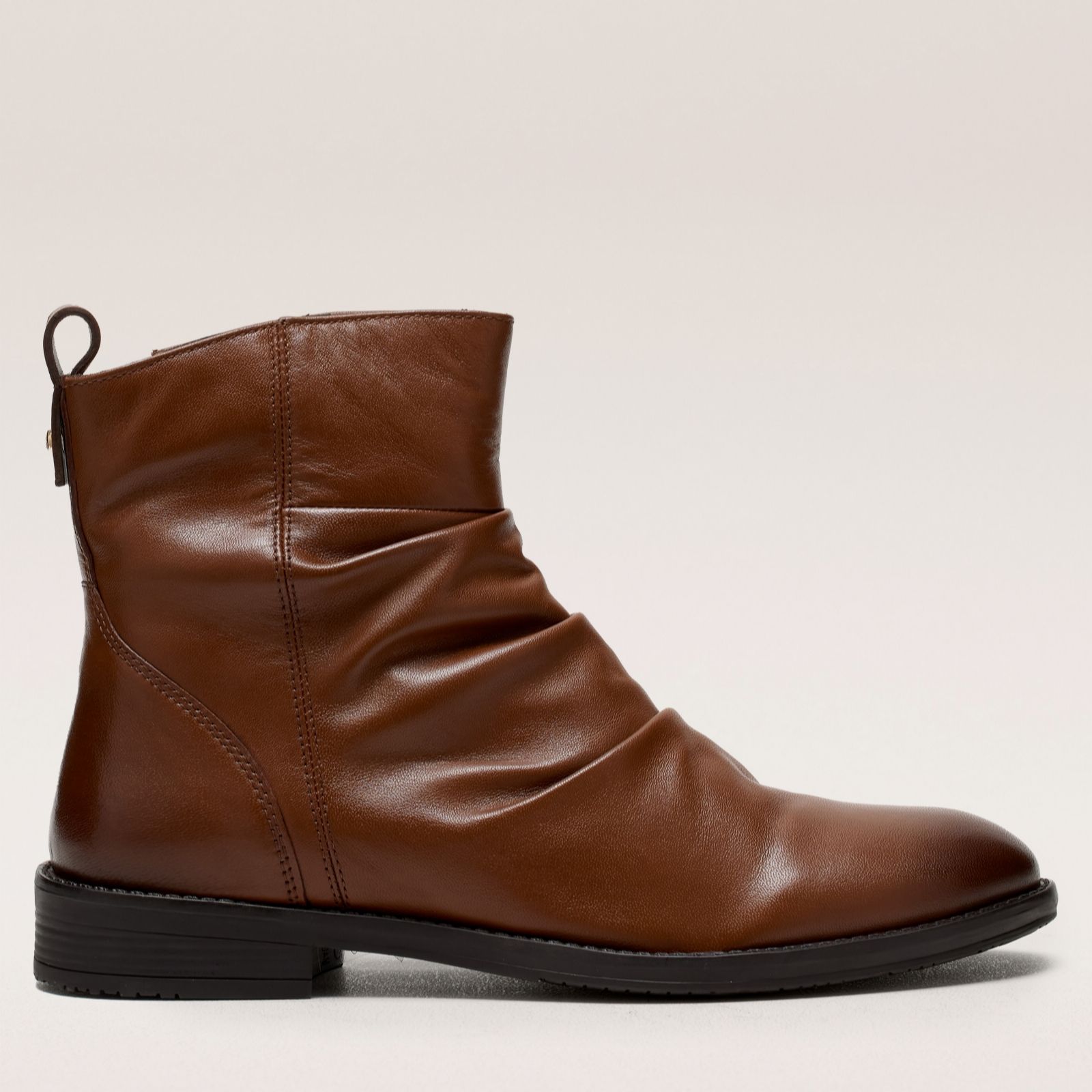 Moda In Pelle Brandish Leather Boot QVC UK