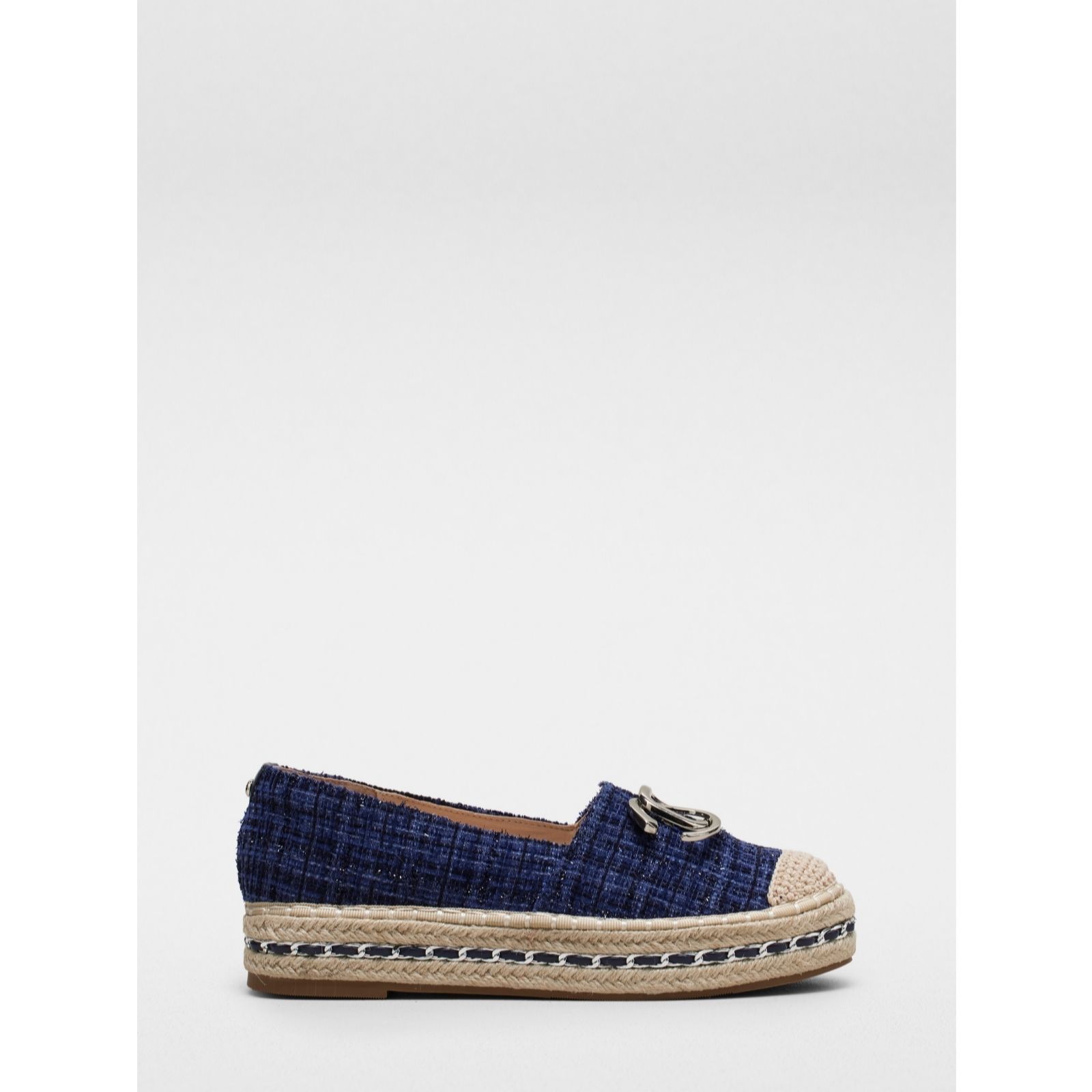 Outlet Moda in Pelle Folio Espadrille Flatform Loafer