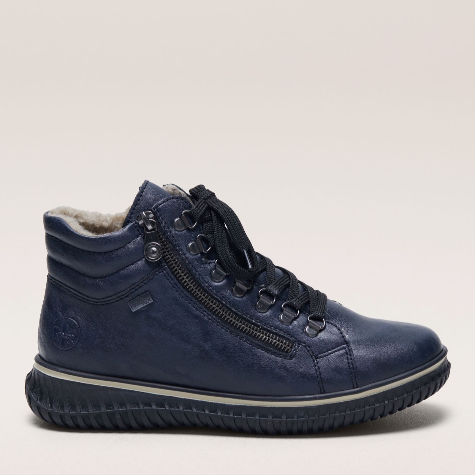 Outlet Rieker Lace Up Trainer with Zip