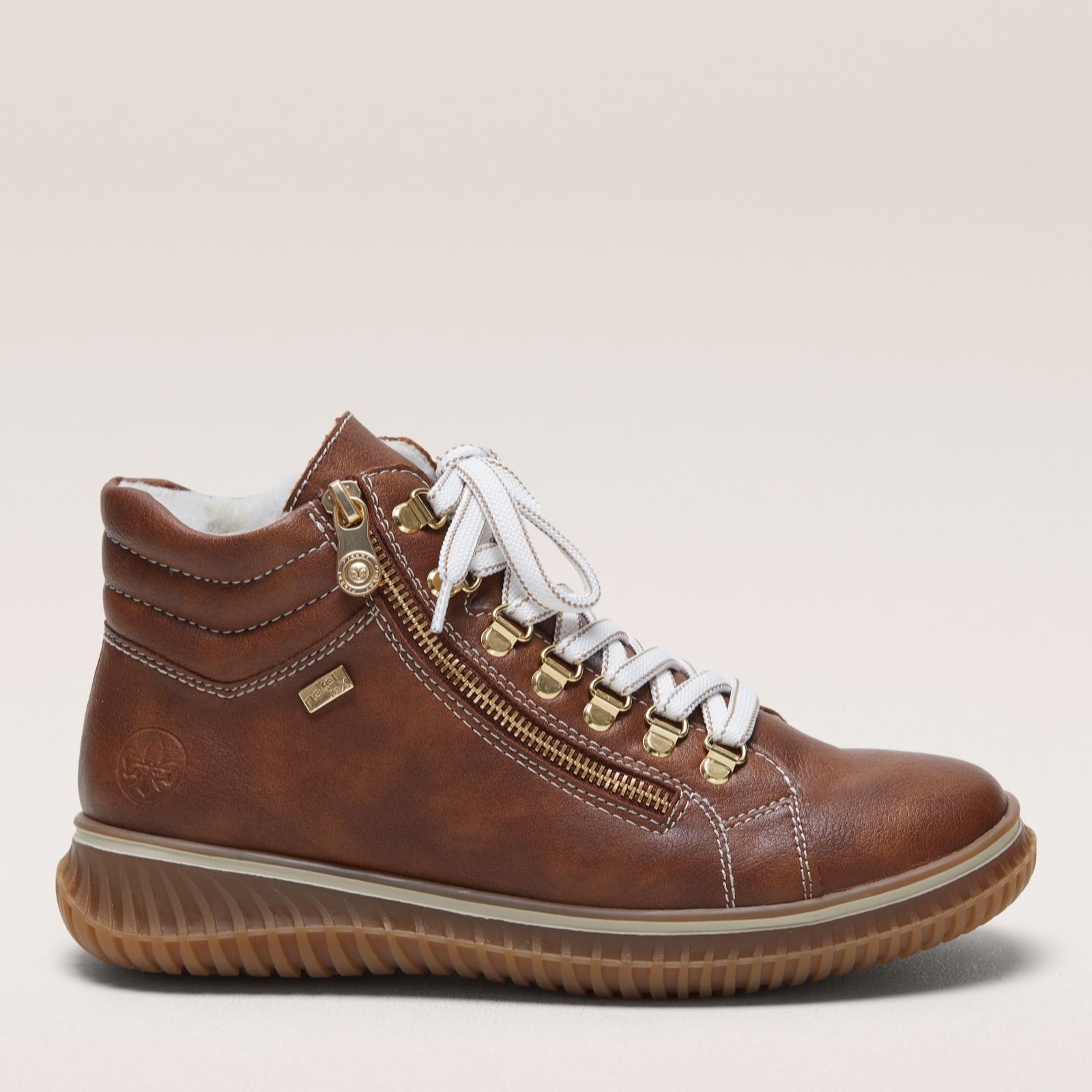 Outlet Rieker Lace Up Trainer with Zip