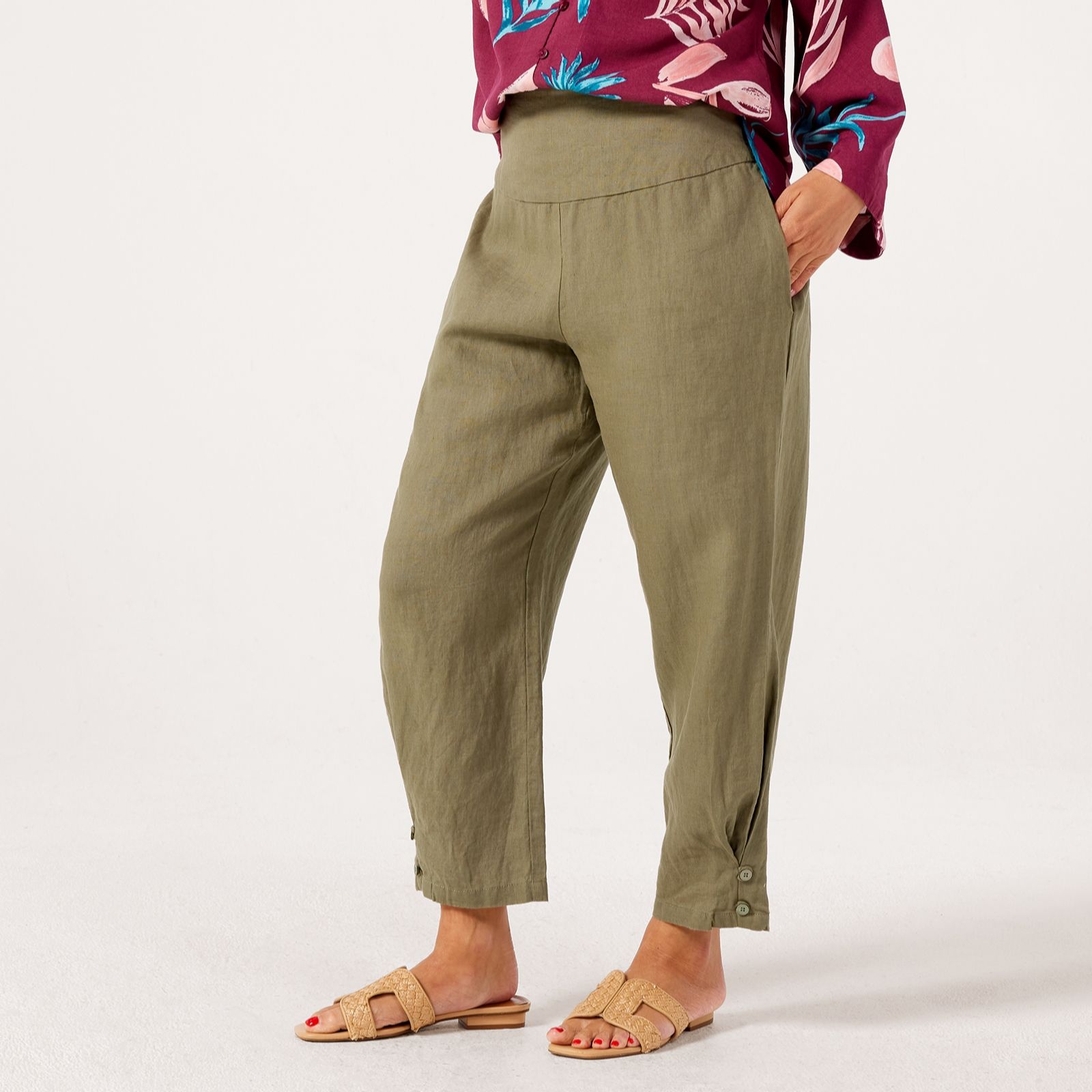 Masai Copenhagen Penna 100% Linen Tapered Leg Trouser