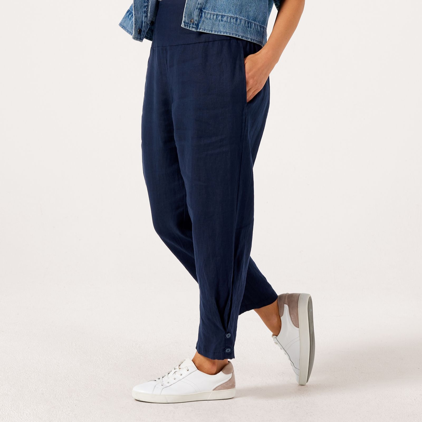 Masai Copenhagen Penna 100% Linen Tapered Leg Trouser