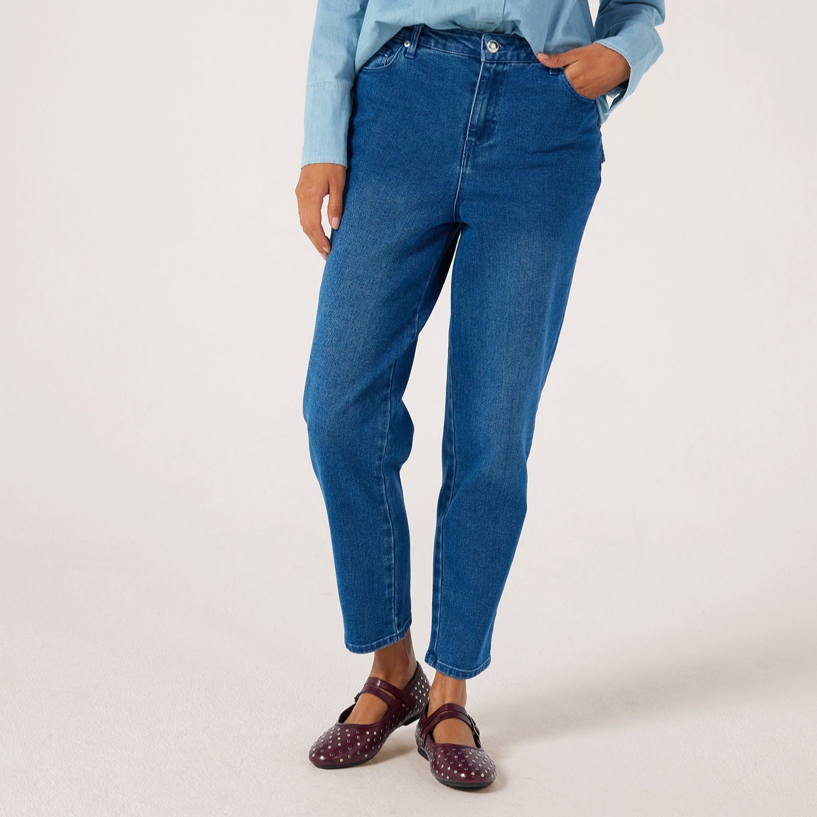 Denim & Co Relaxed Jean Petite