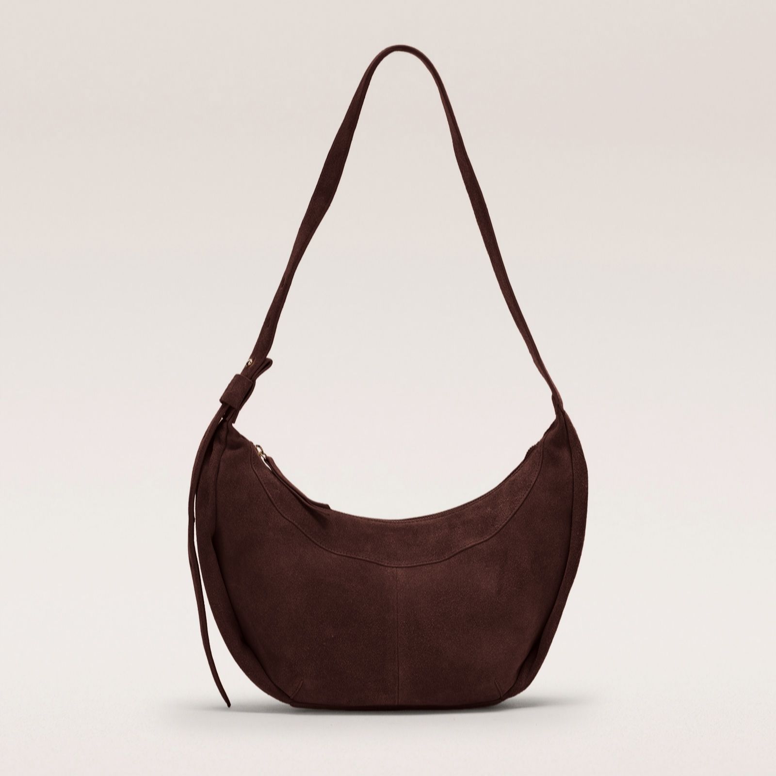 Denim & Co. Suede Slouch Crossbody Bag