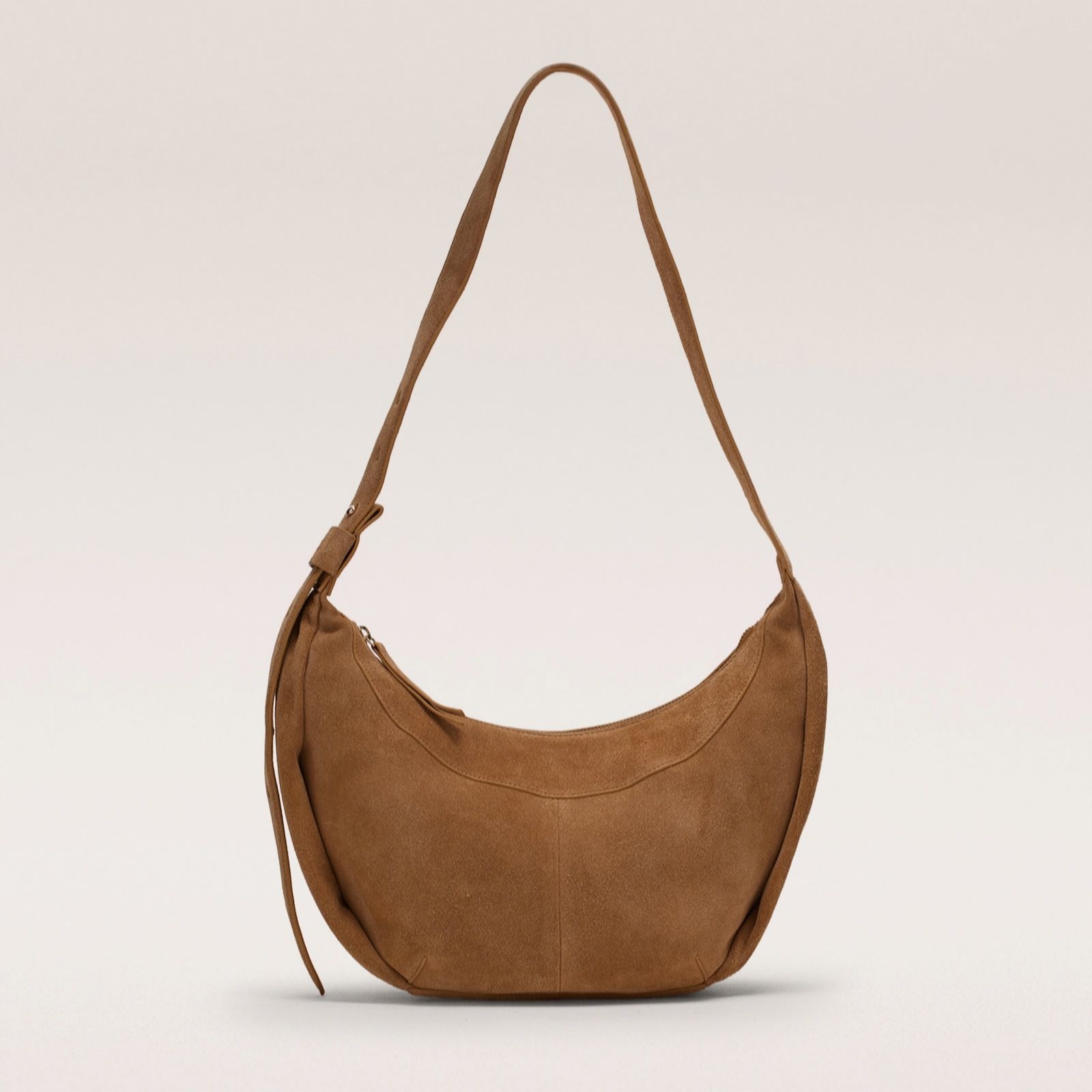 Denim & Co. Suede Slouch Crossbody Bag