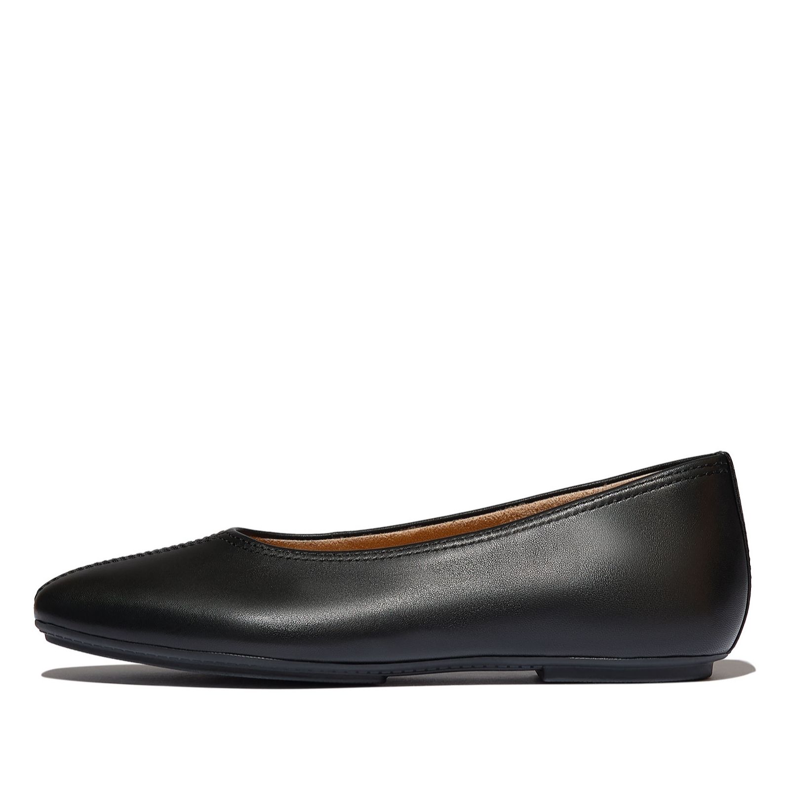 Fitflop Delicato High-Cut Soft-Leather Ballet Flats