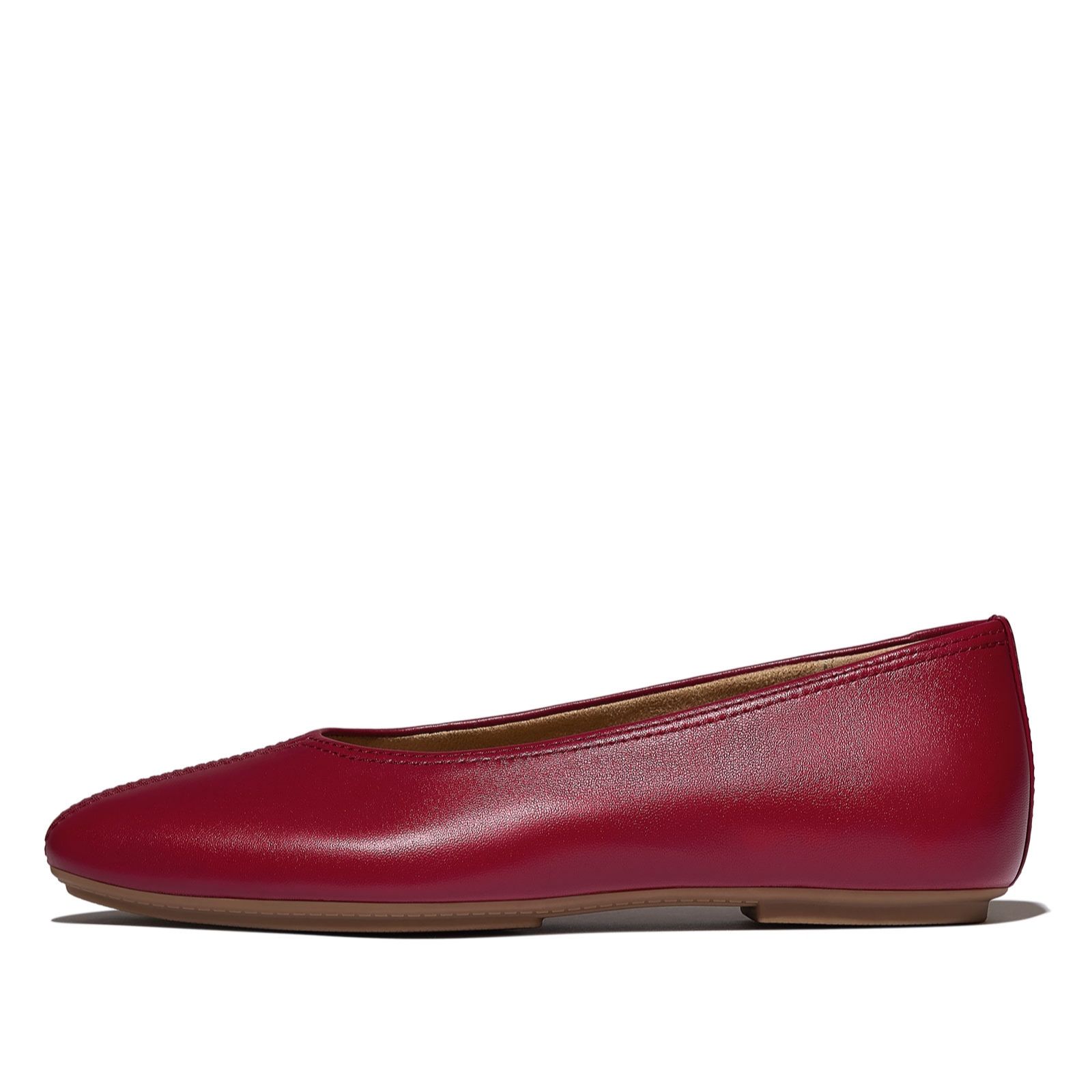 Fitflop Delicato High-Cut Soft-Leather Ballet Flats