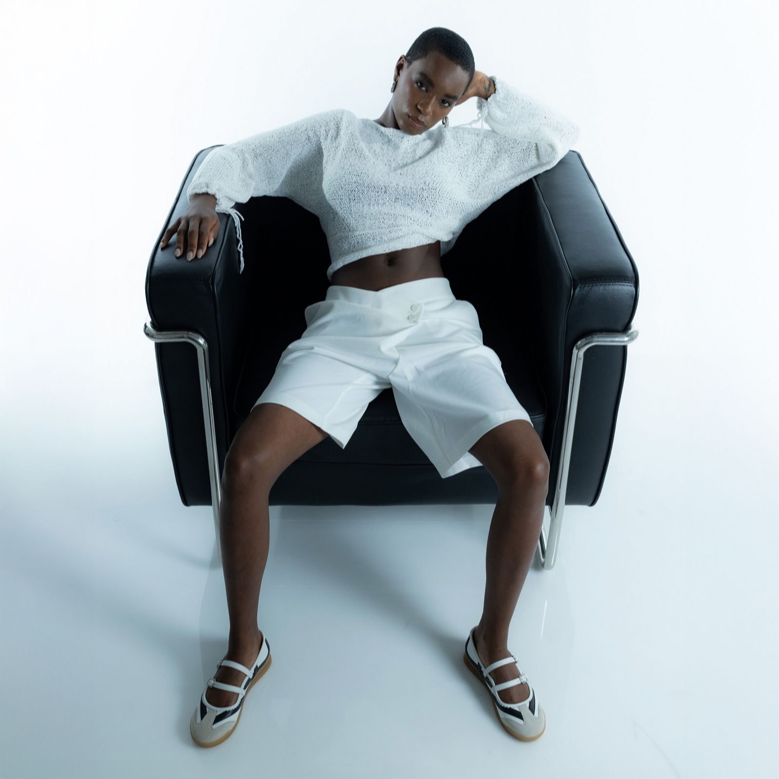 Bronx CLI-OO Leather Sneakerina Shoes