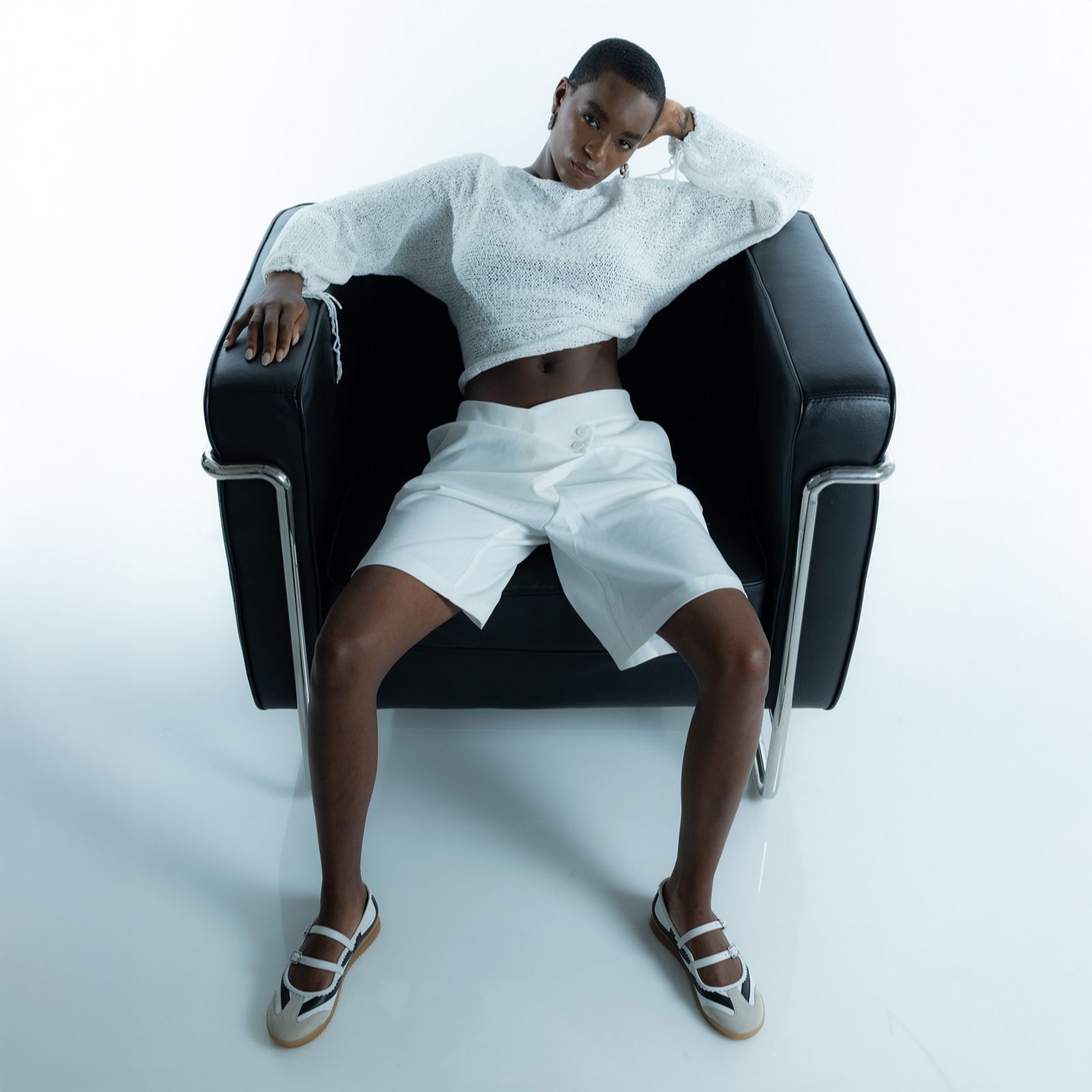 Bronx CLI-OO Leather Sneakerina Shoes