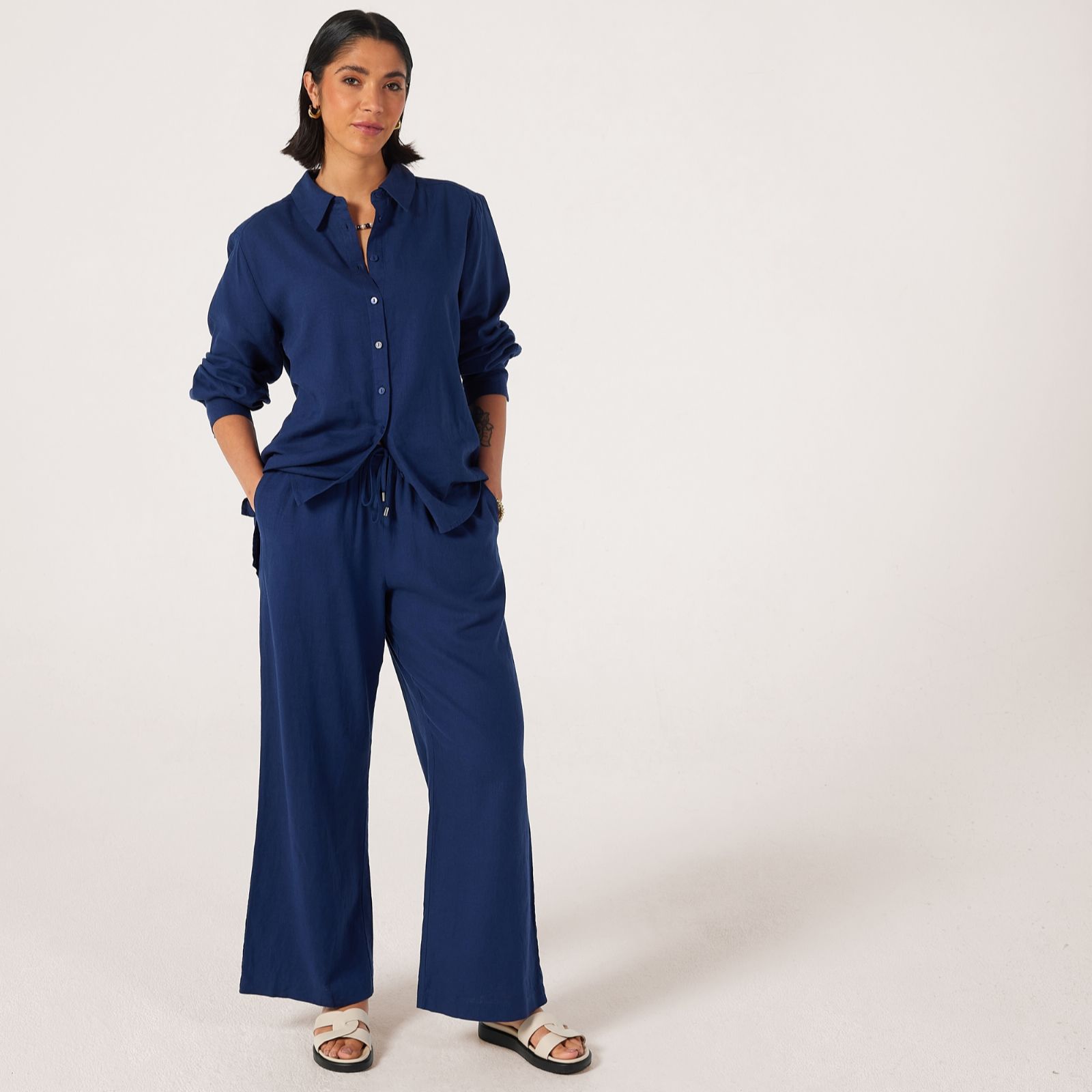 Ben De Lisi Wide Leg Trouser Petite