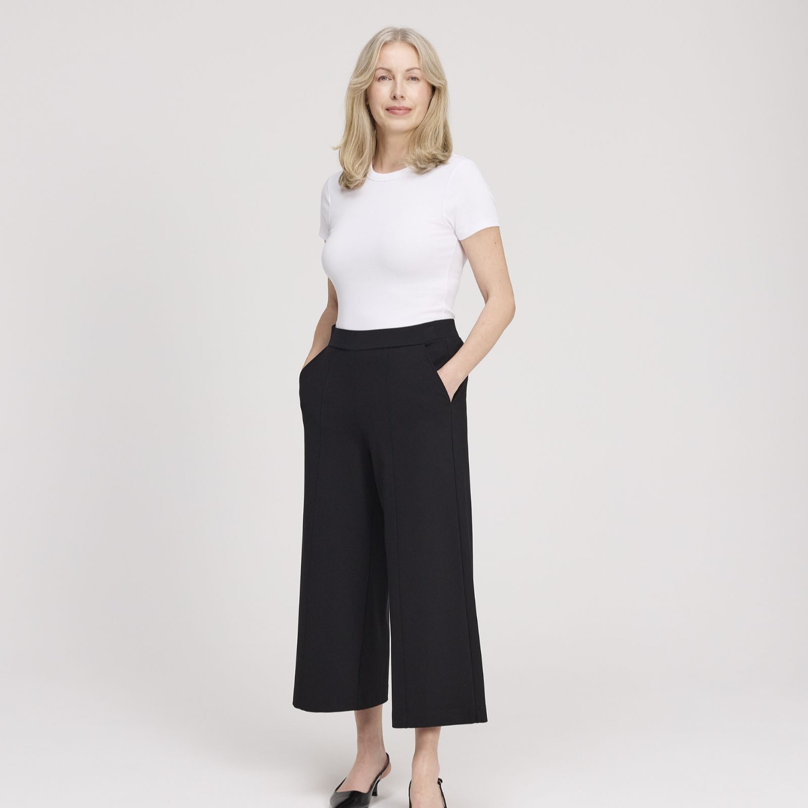 Finery London Taya Ponte Pull On Trouser Standard