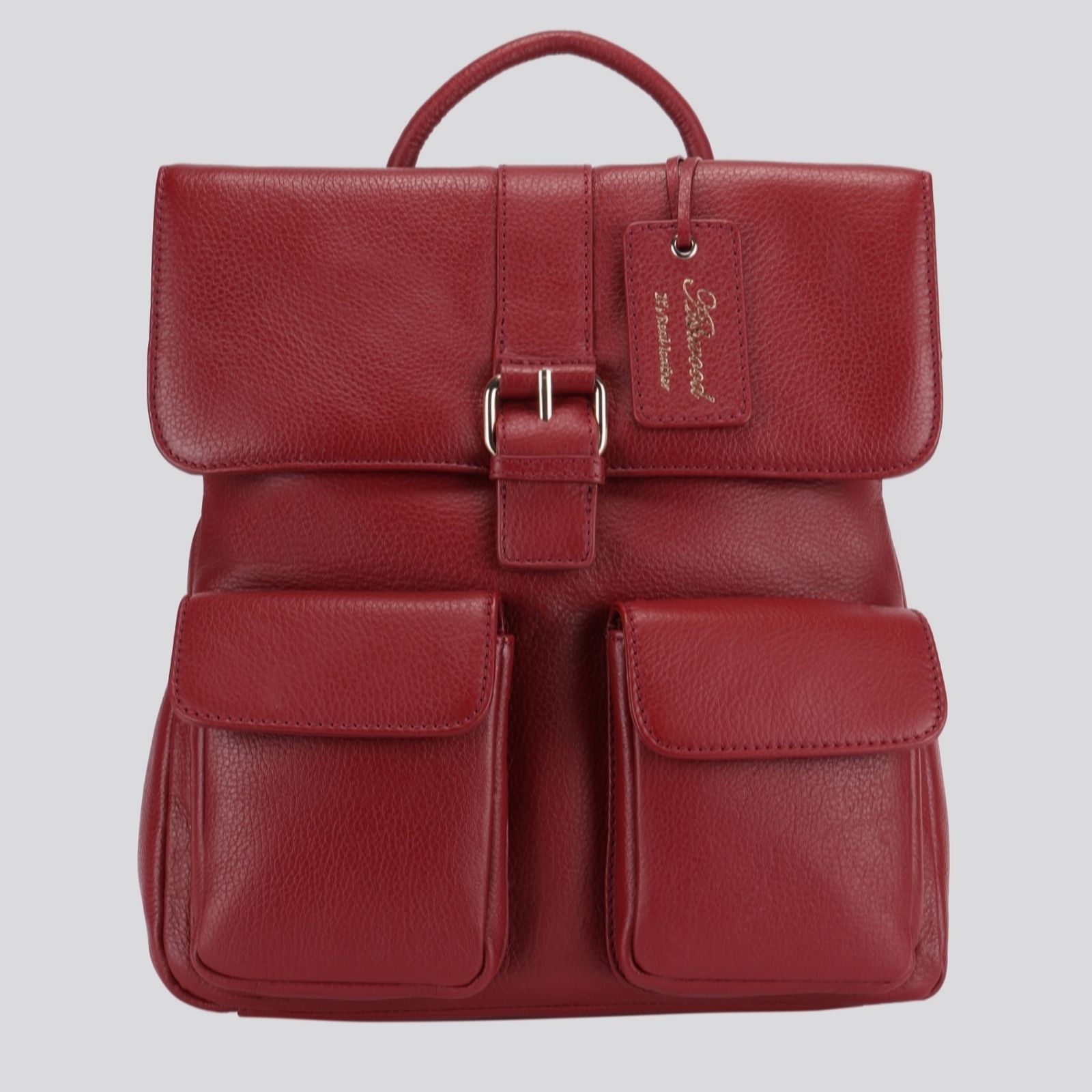 Outlet Ashwood Leather Buckle Detail Backpack
