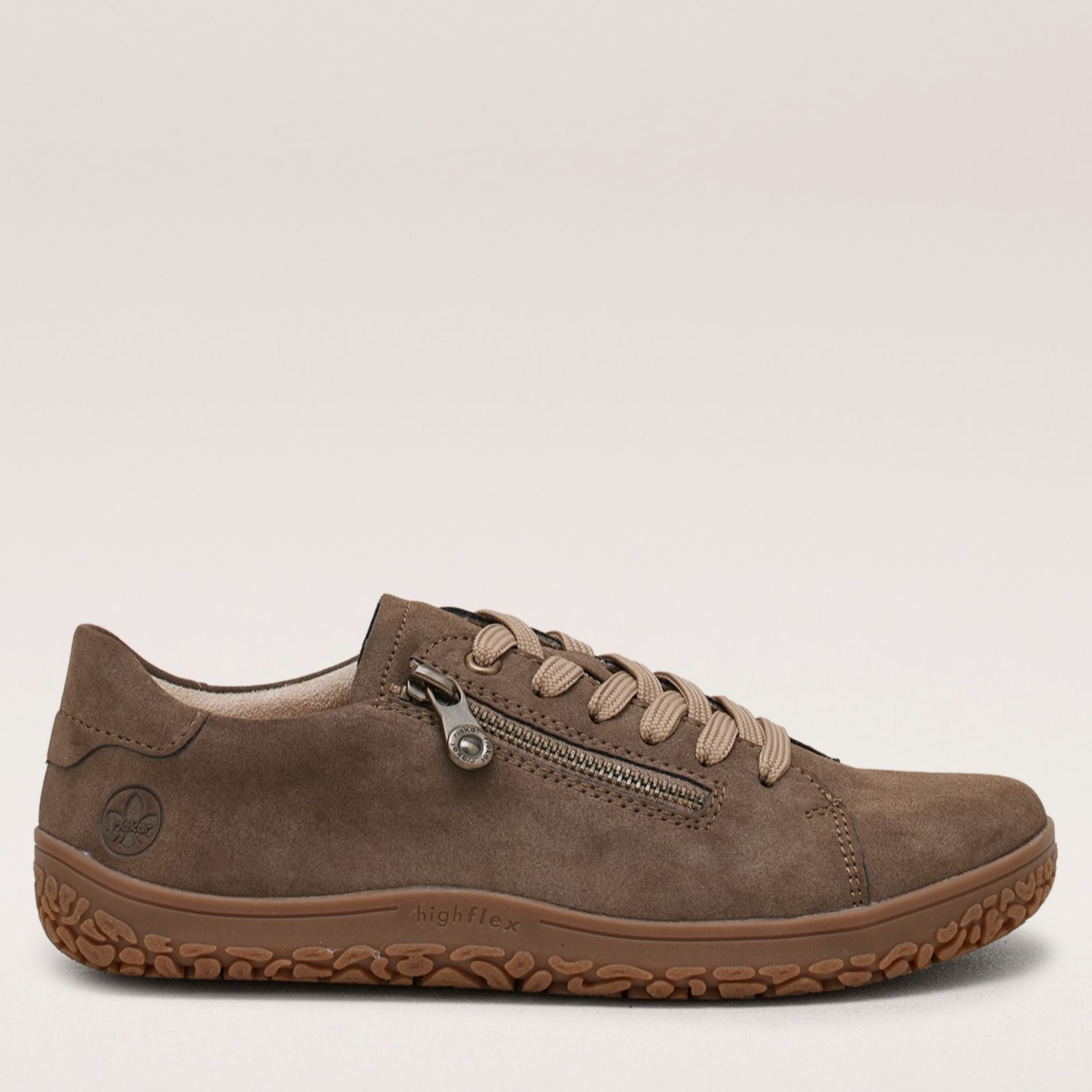 Rieker Wide Fit Zip Trainers