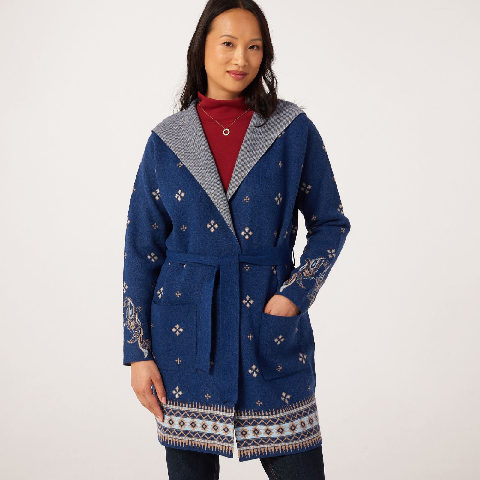 Ruth Langsford Edge To Edge Patterned Cardigan