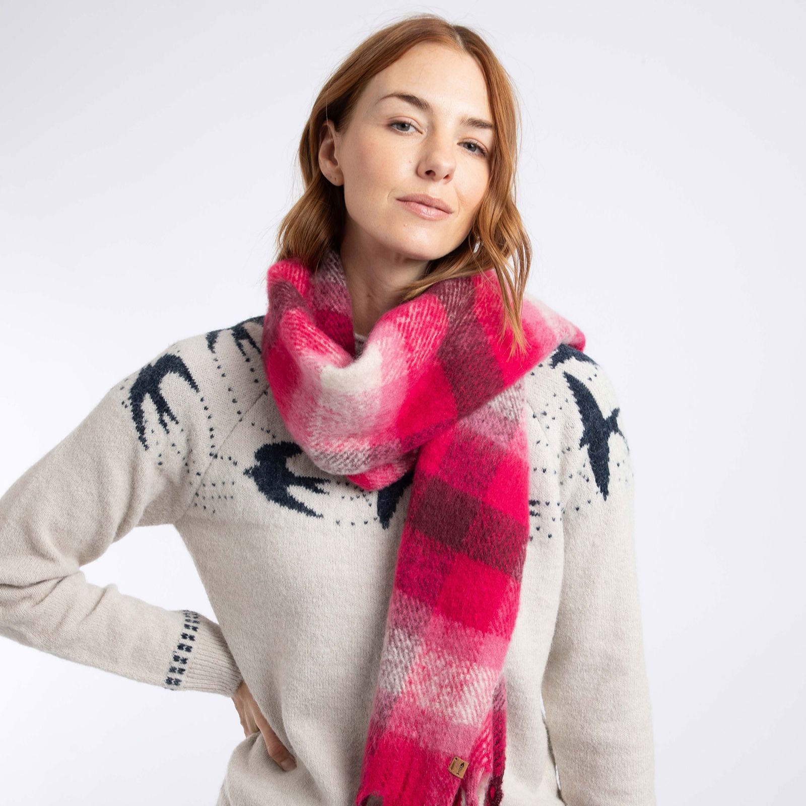 Weird Fish Austell Brushed Scarf