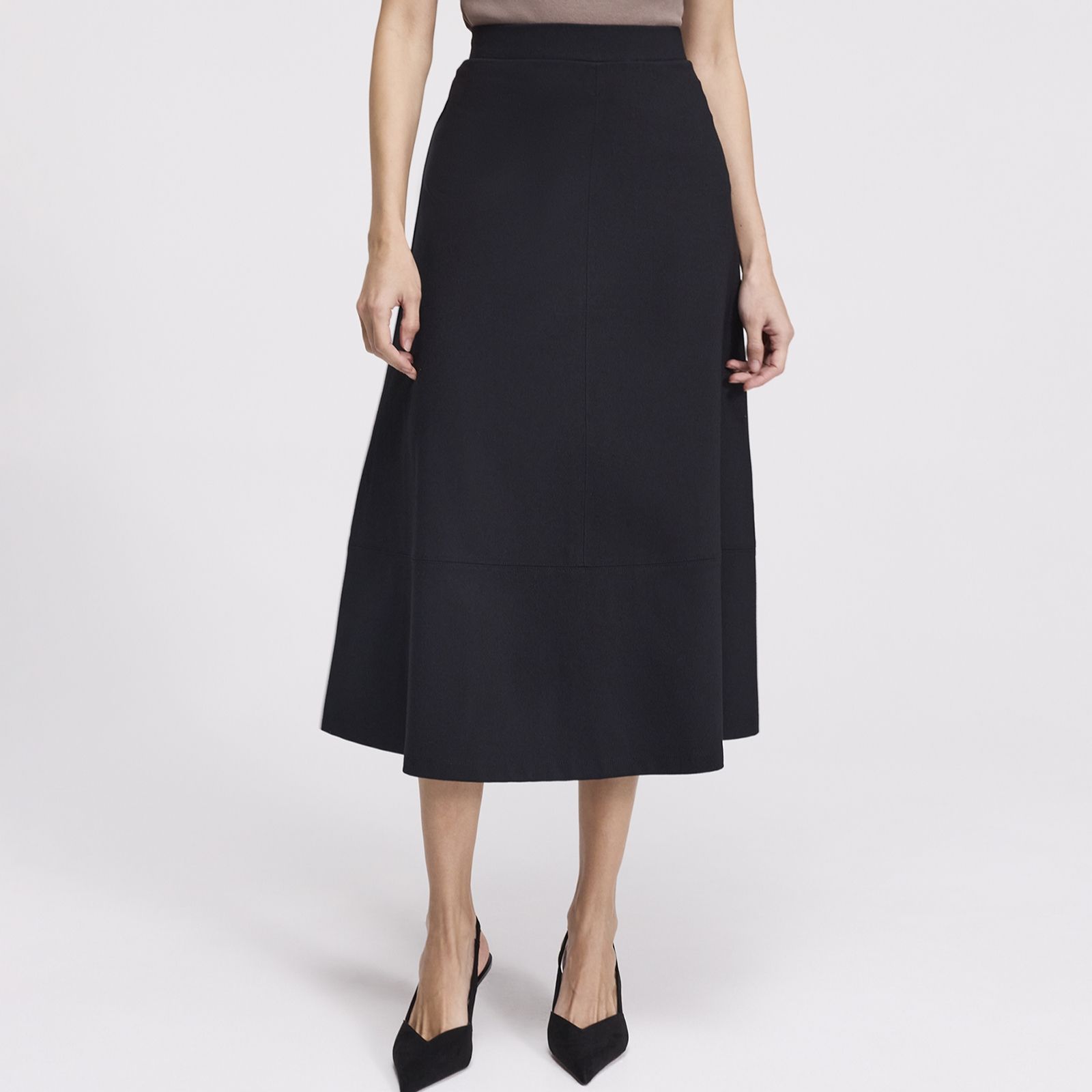 Finery London Mikia Ponte Midi Skirt