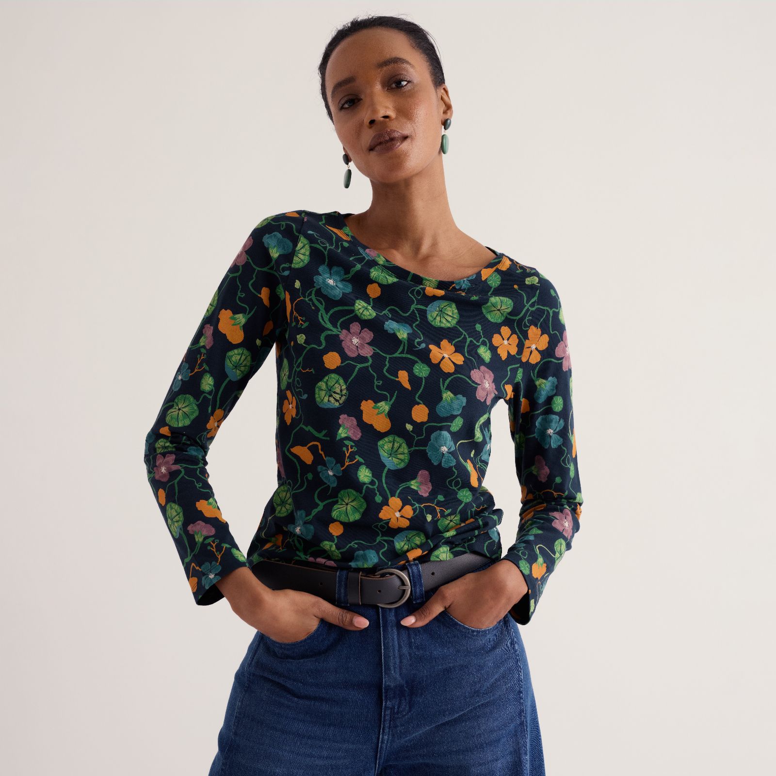 Seasalt Cornwall 3/4 Sleeve Easel Top