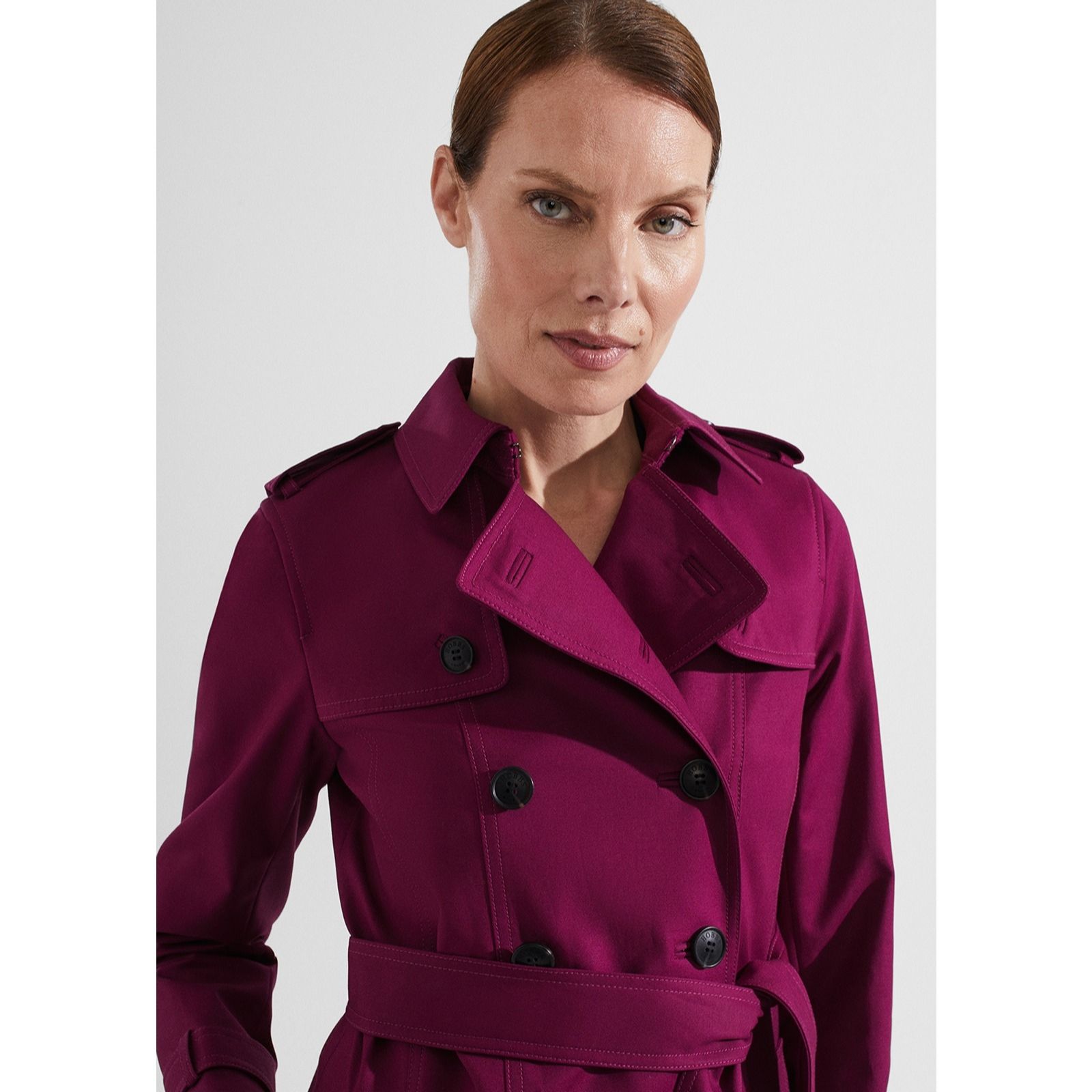 Saskia trench hot sale coat hobbs