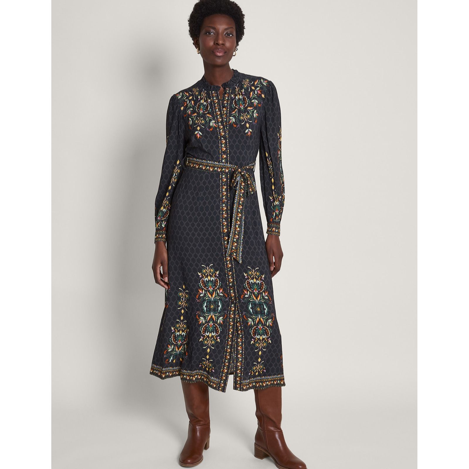 Monsoon carissa print store dress