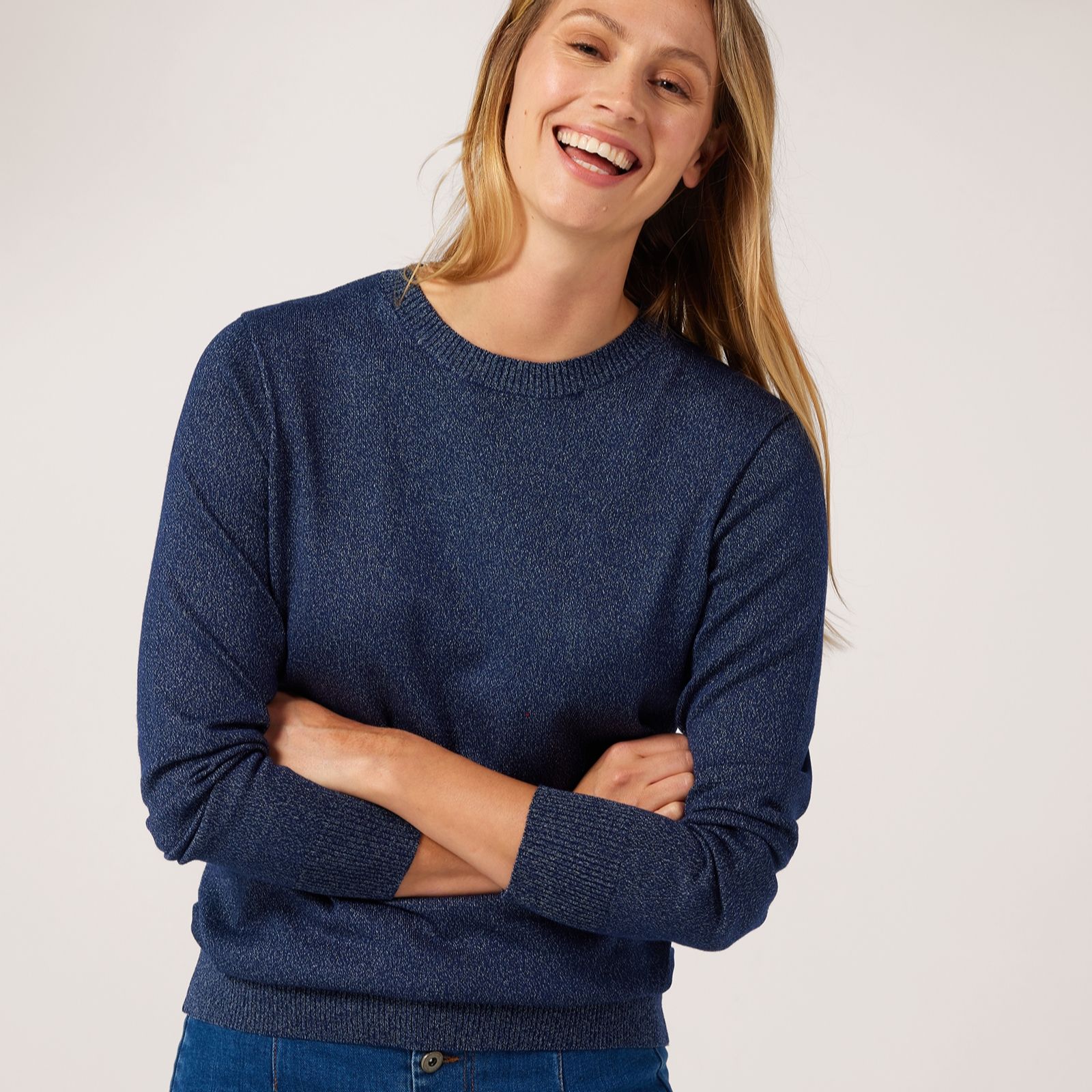 Denim & Co. Lurex Jumper