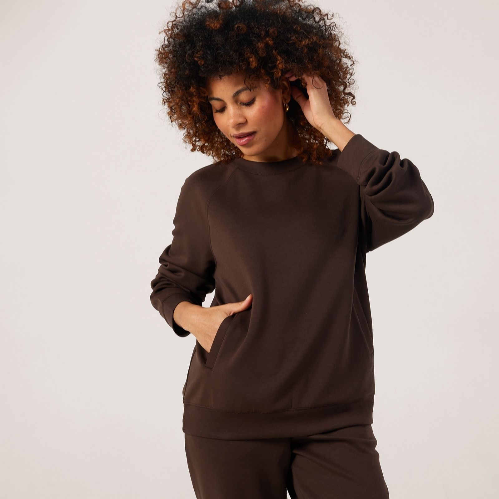 Denim & Co. Super Soft Crew Neck Top