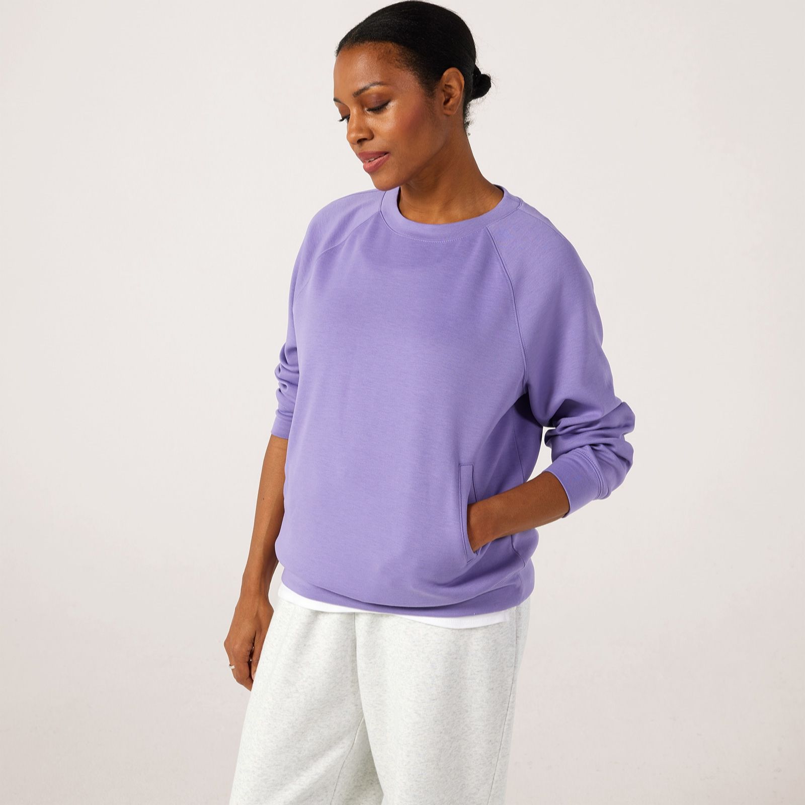 Denim & Co. Super Soft Crew Neck Top