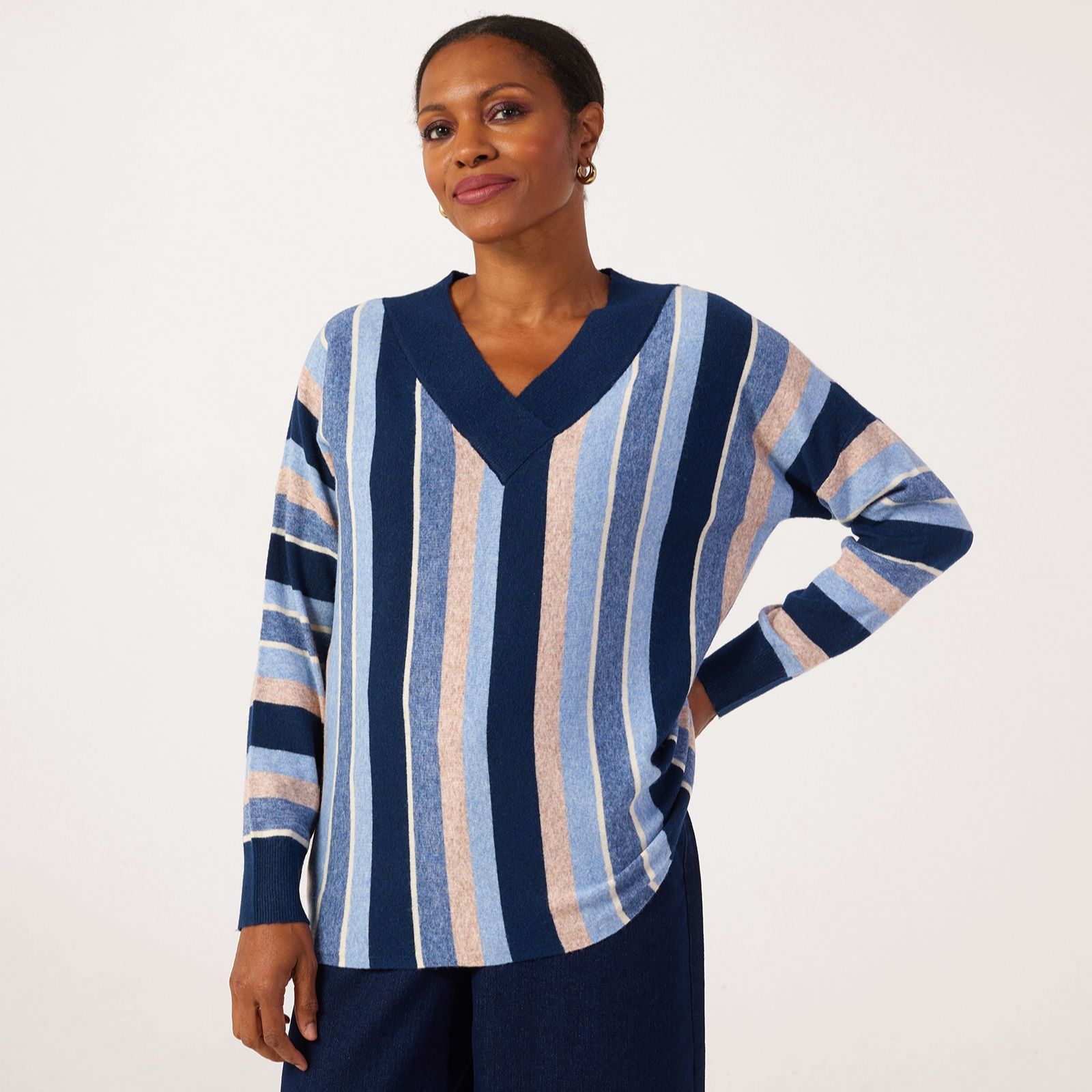 Ruth Langsford Vertical Stitch Jumper
