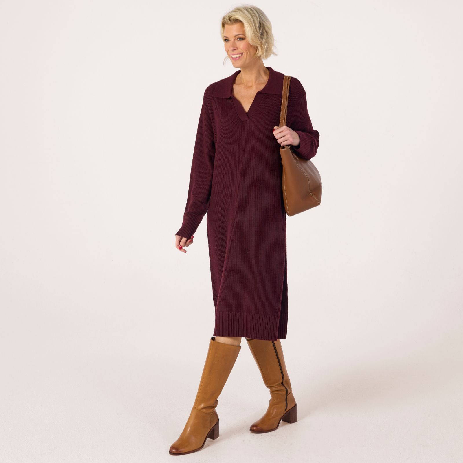Ruth Langsford Knitted Collared Dress