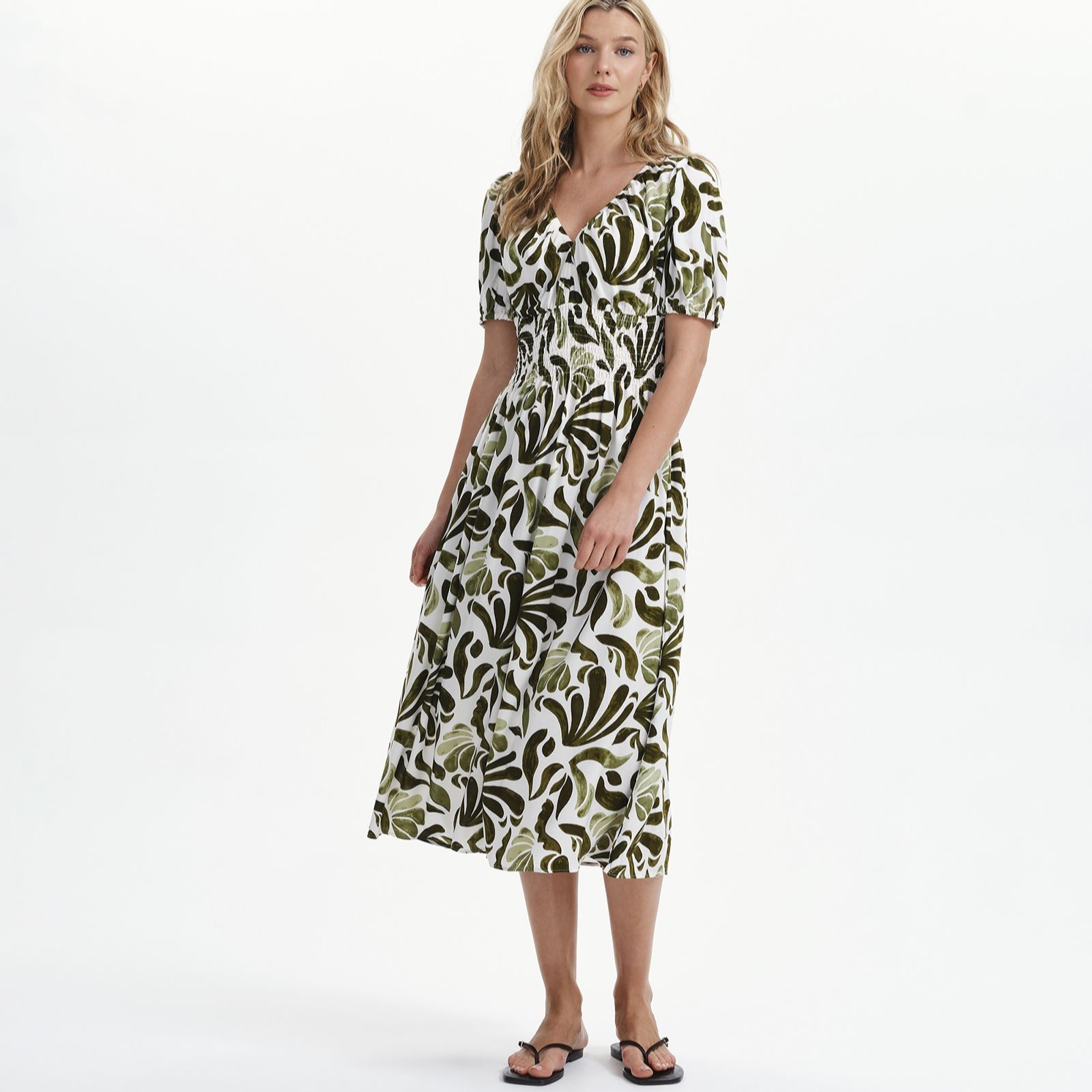 Finery London Dolly Voile Printed Dress Standard