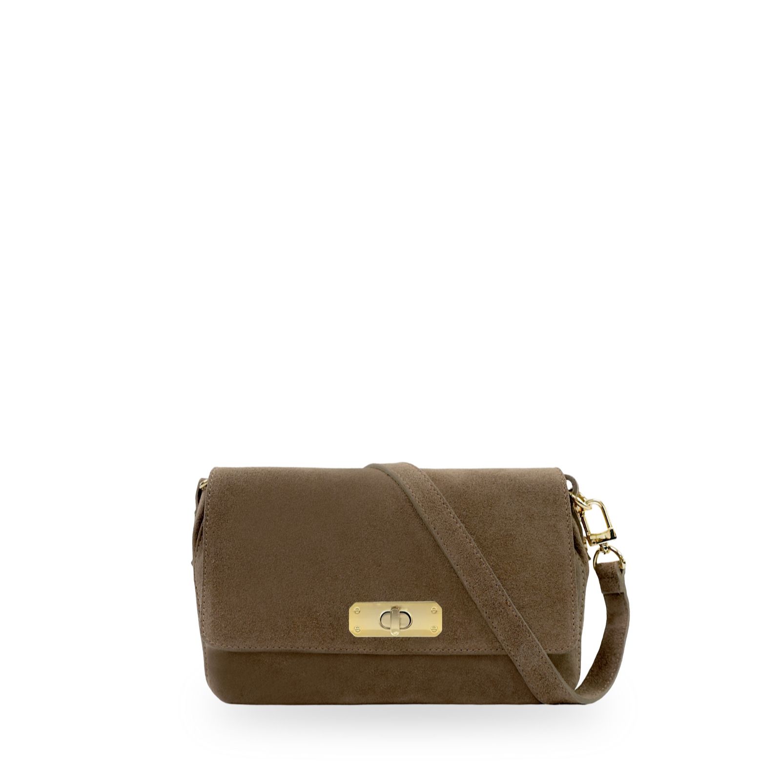 Apatchy London The Maisie Midi Suede Bag