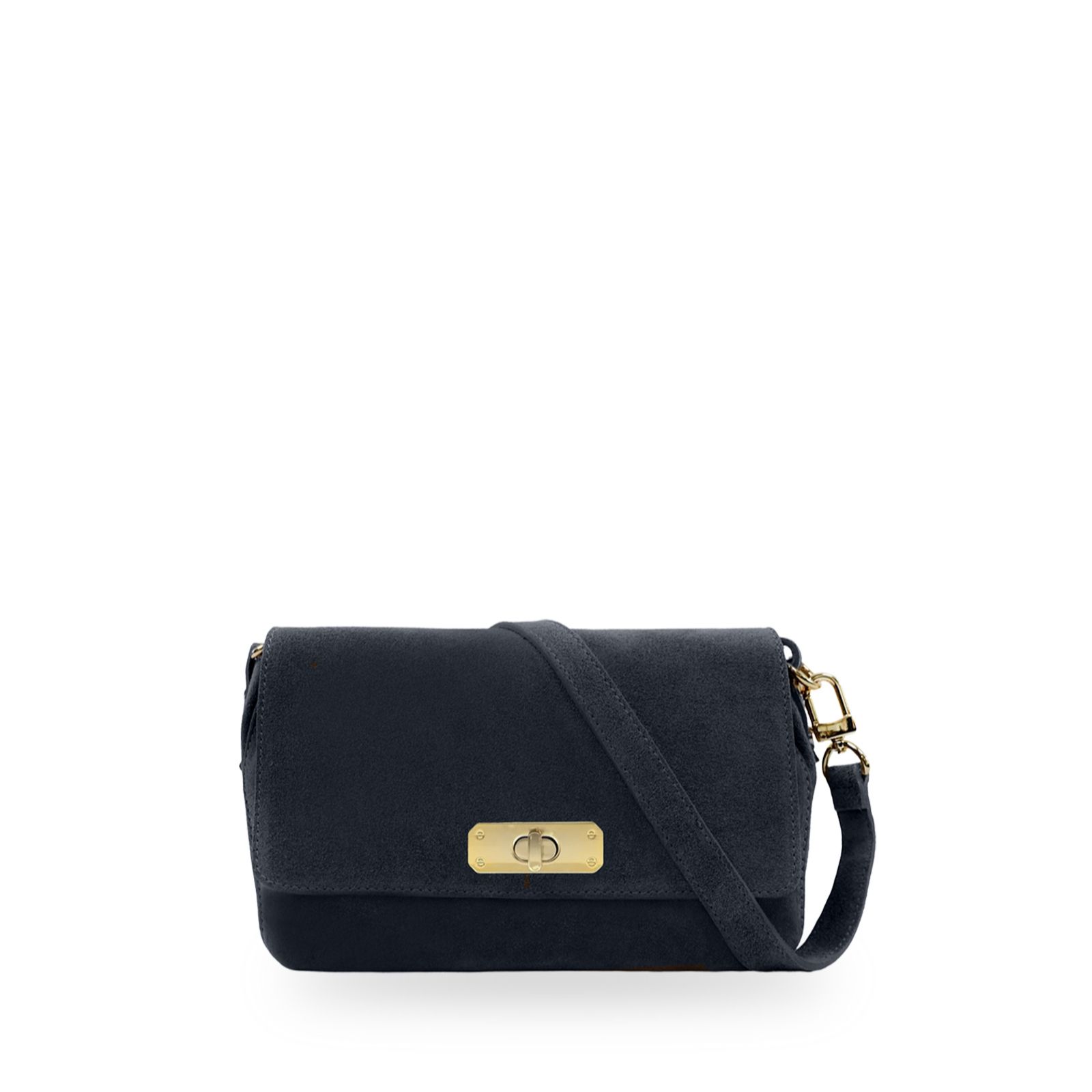 Apatchy London The Maisie Midi Suede Bag