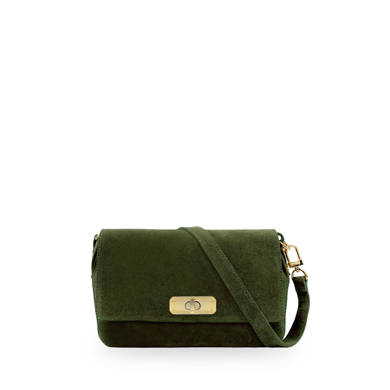 Apatchy London The Maisie Midi Suede Bag