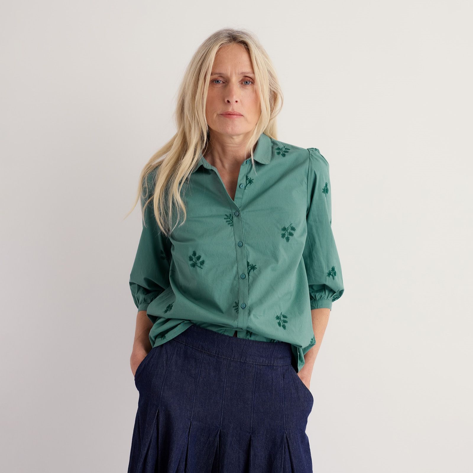 Seasalt Cornwall Hope Cottage Embroidered Blouse