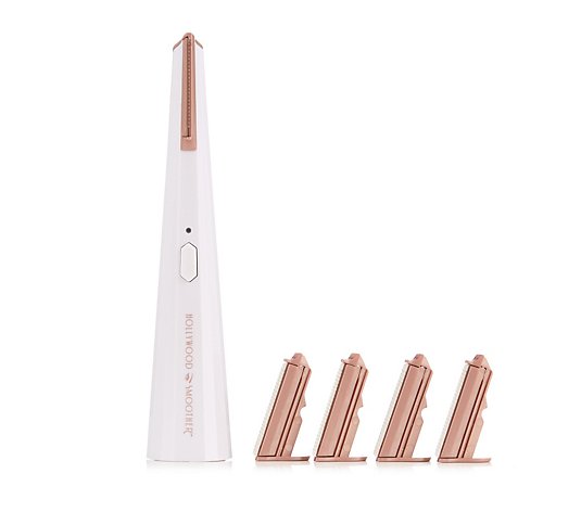 Hollywood Smoother Dermaplaning Device with 4 Additional Heads